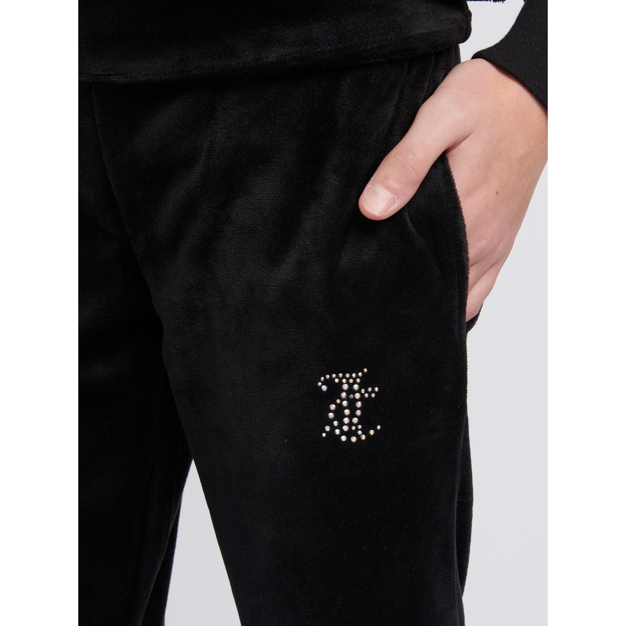 Jet Black 102 - Juicy Couture - Kids' Open Hem Fleece Joggers - 5