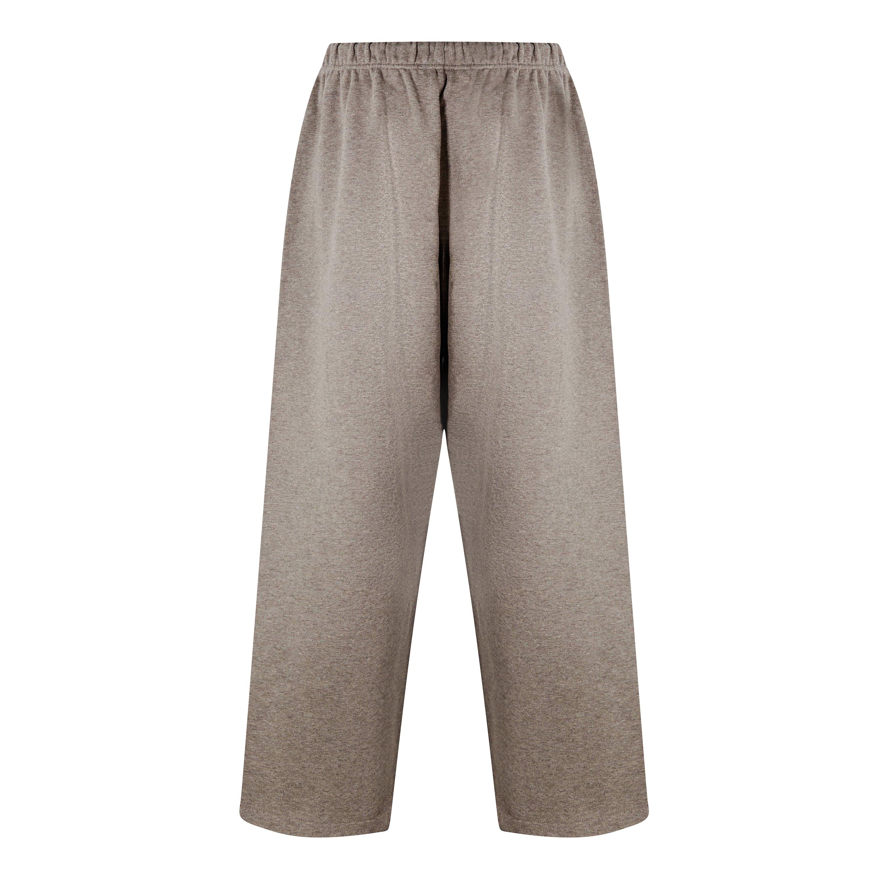 Heather Gr - Fear Of God Essentials - Men's Lounge Open Hem Fleece Jogging Bottoms - 2