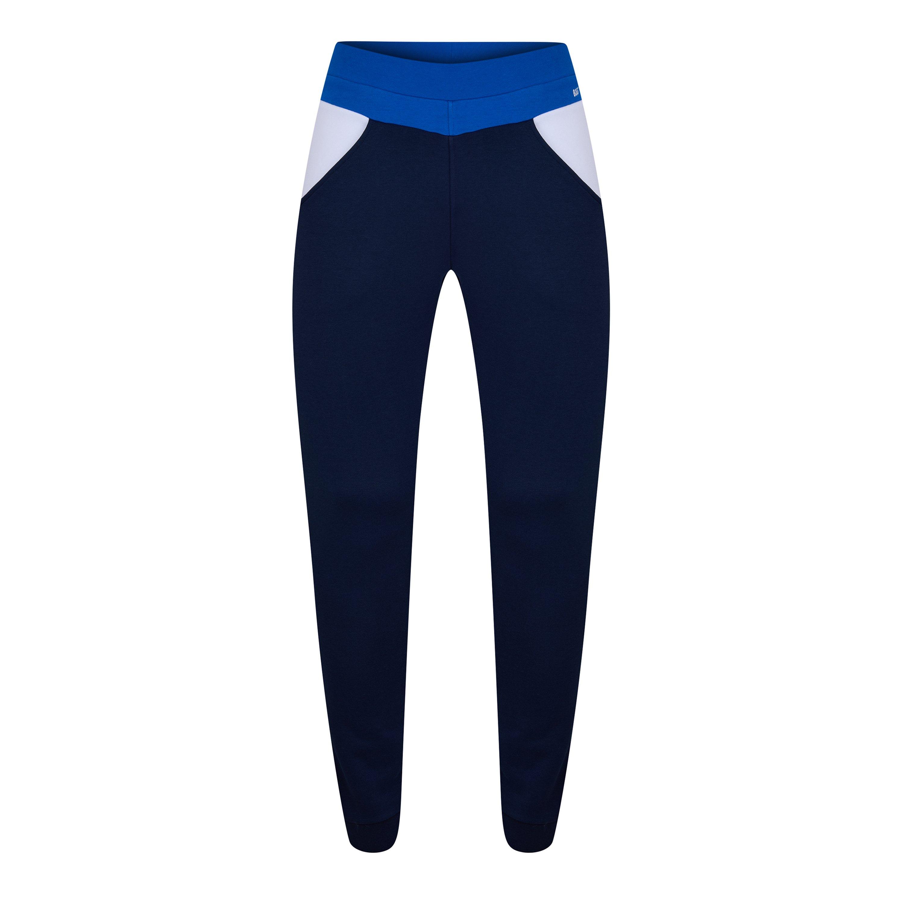Boss Boys Kids' Logo Jersey Closed Cuff Joggers - Navy 849 - 12 Yrs