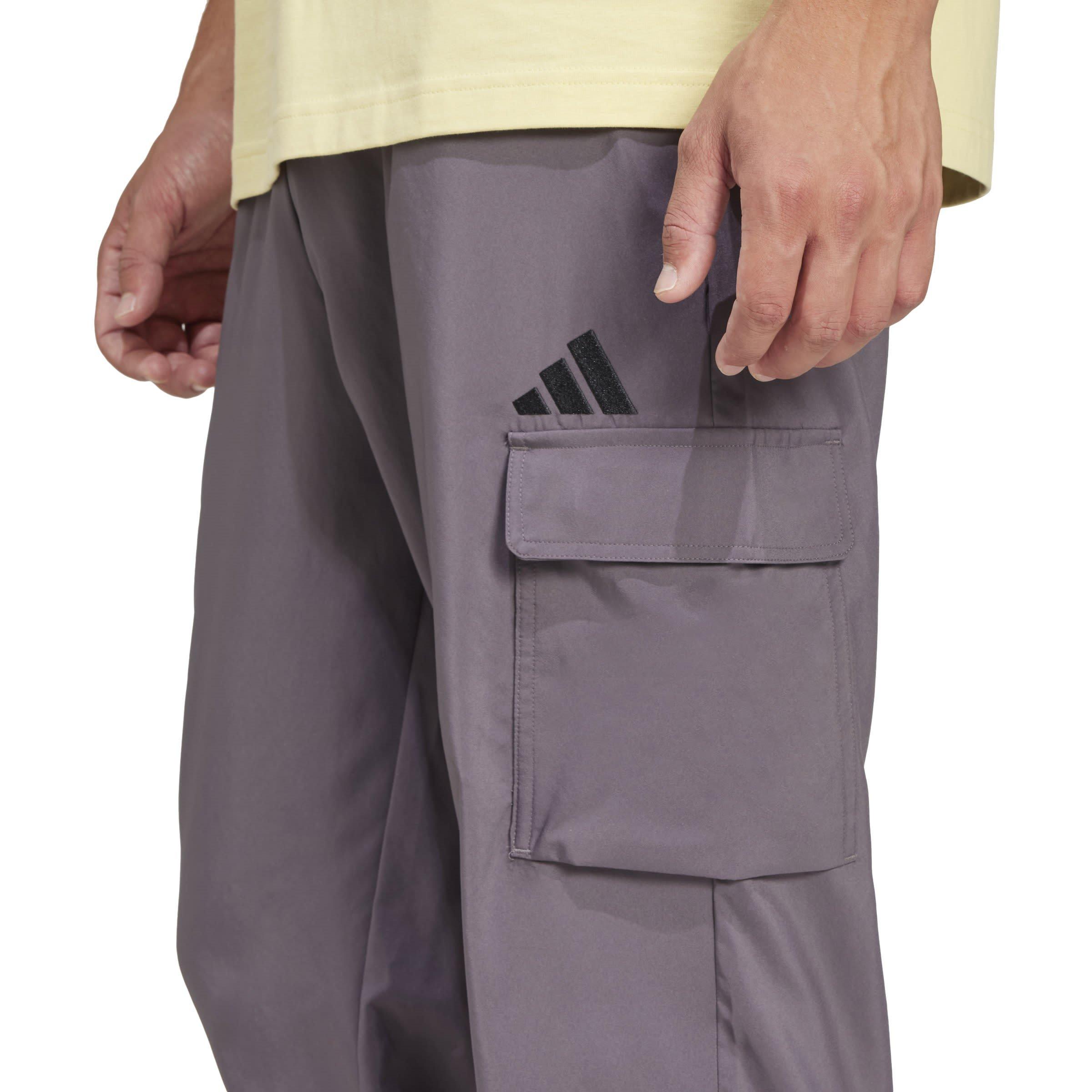 Grey/Black - adidas - Men's Essentials Small Logo Closed Hem Jersey Jogger - 6