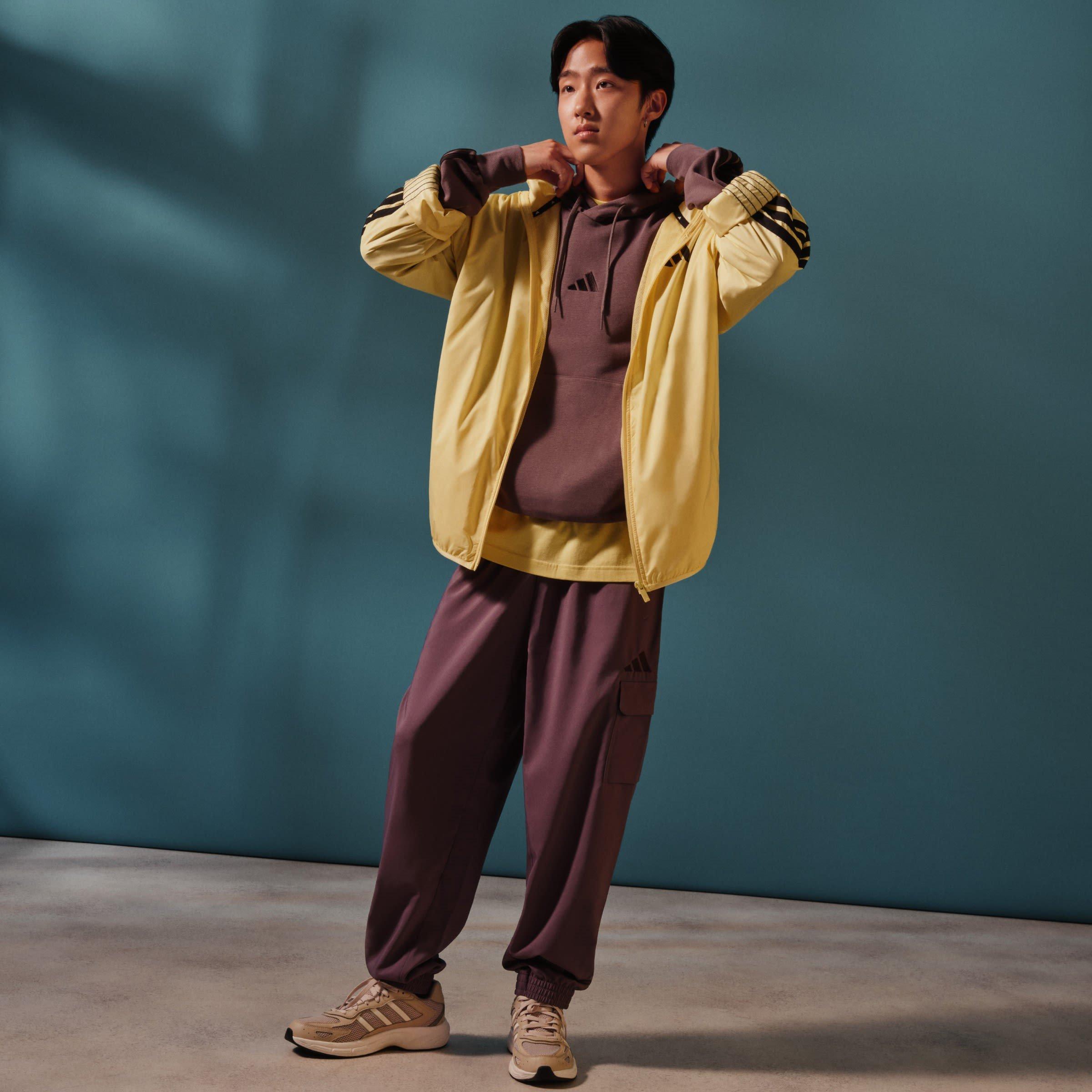 Grey/Black - adidas - Men's Essentials Small Logo Closed Hem Jersey Jogger - 8