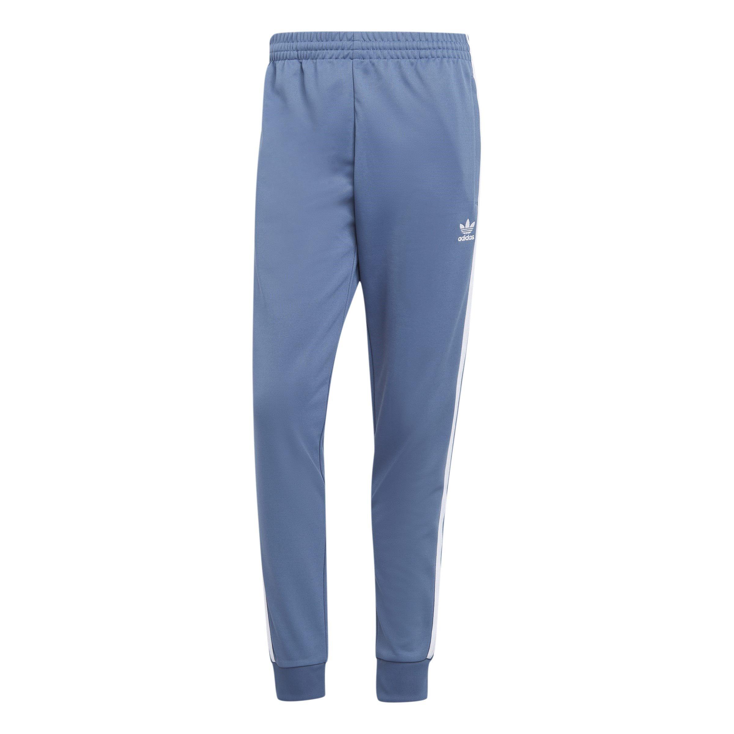adidas Originals Men's Stripe Closed Hem Fleece Joggers