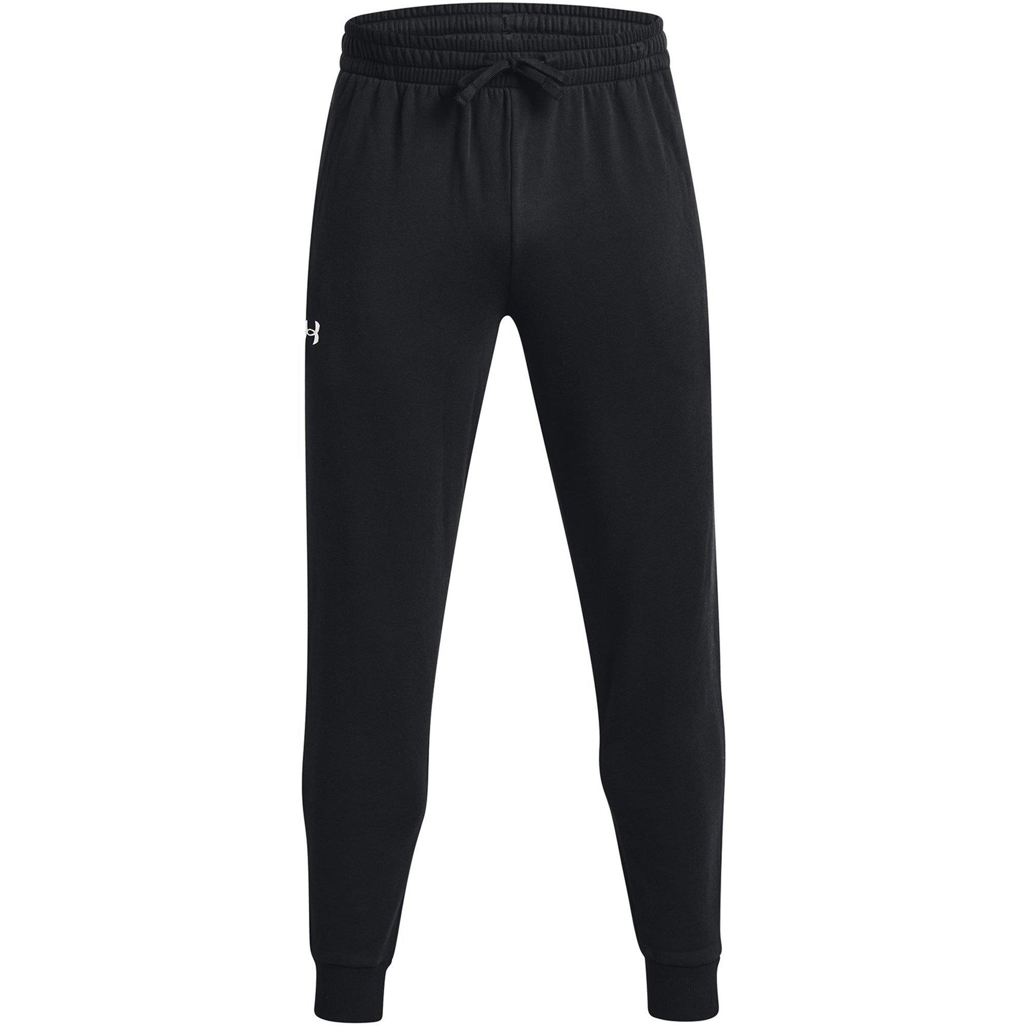 Black/White - Under Armour - UA Rival Fleece Jogging Bottoms Mens - 1