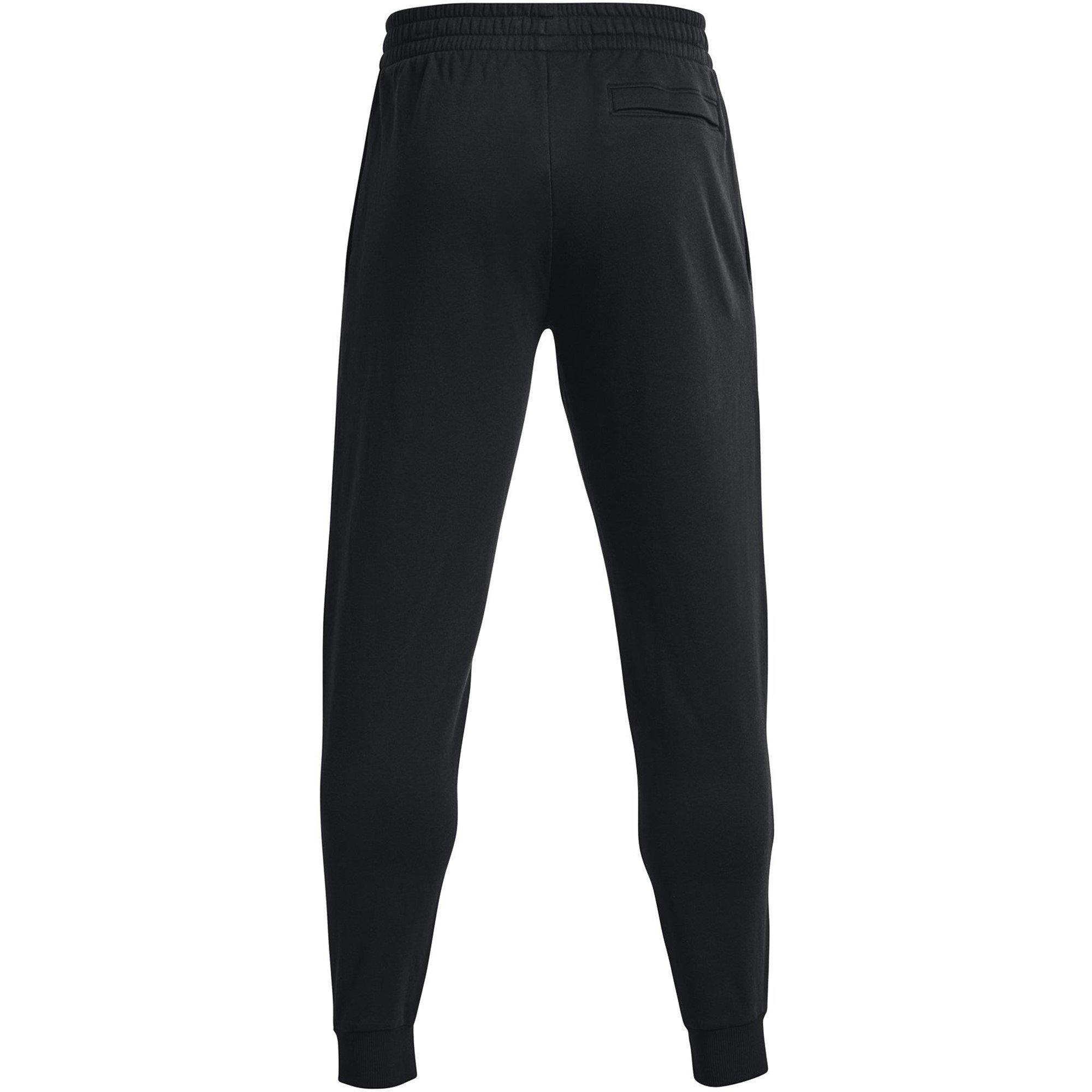 Black/White - Under Armour - UA Rival Fleece Jogging Bottoms Mens - 2
