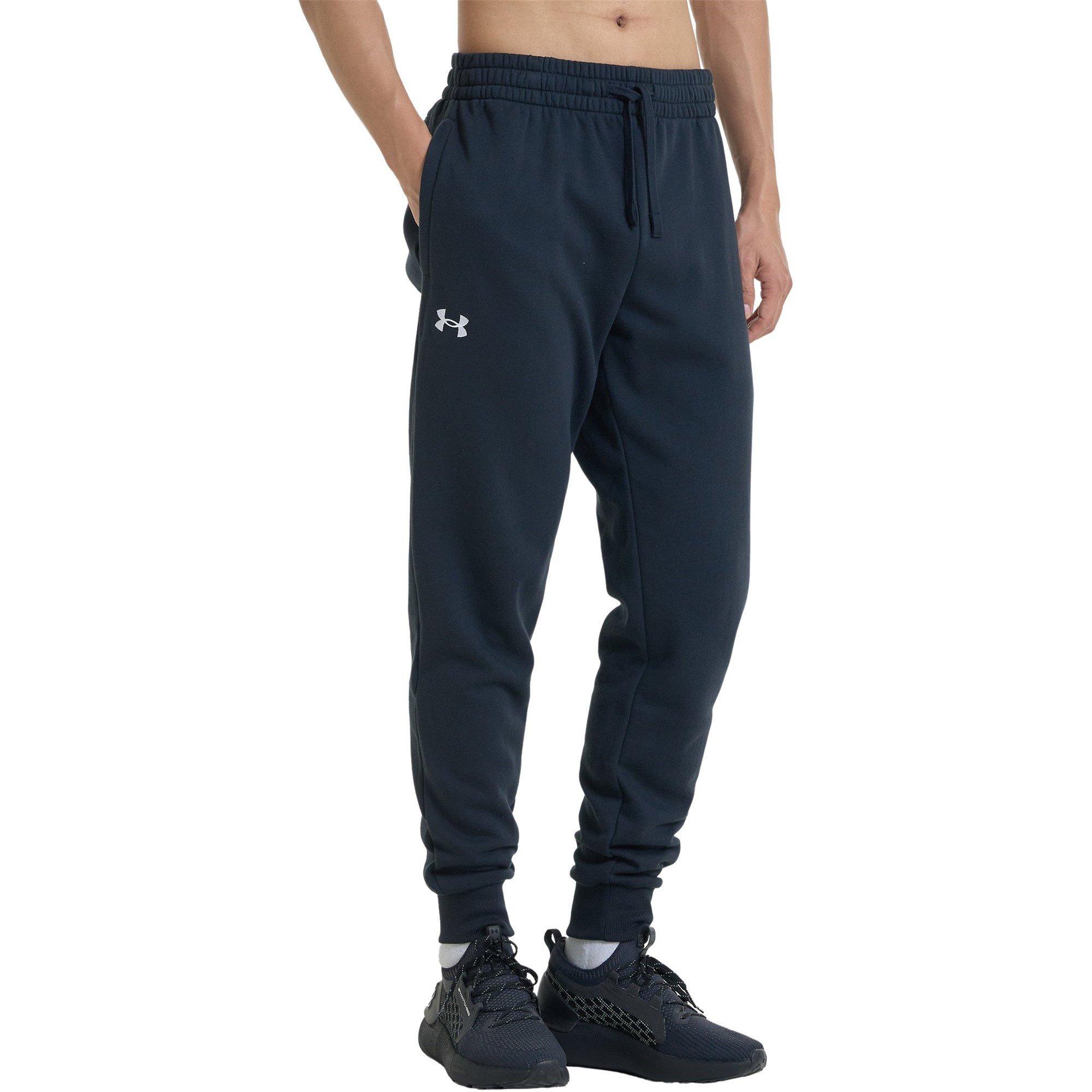 Black/White - Under Armour - UA Rival Fleece Jogging Bottoms Mens - 11