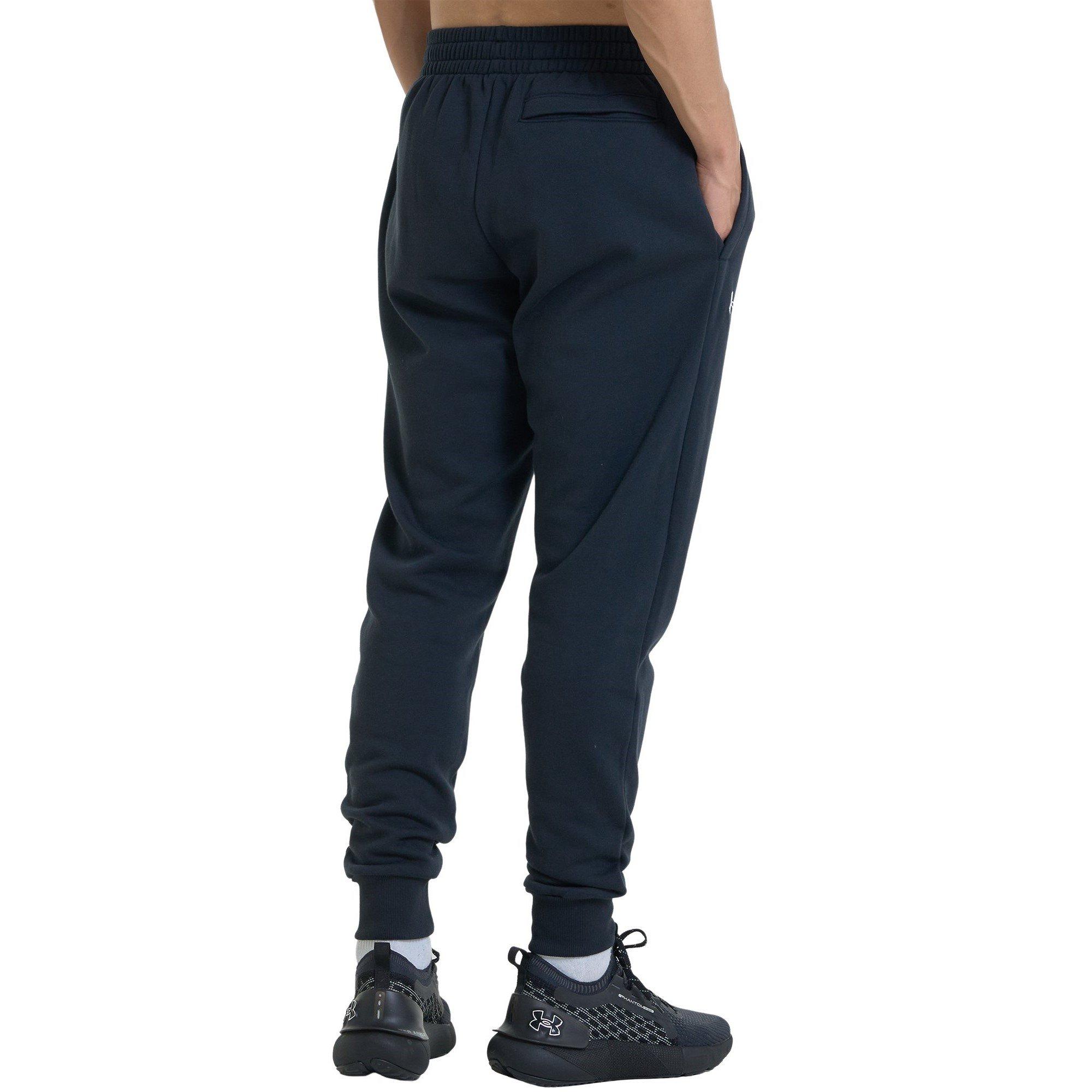 Black/White - Under Armour - UA Rival Fleece Jogging Bottoms Mens - 6