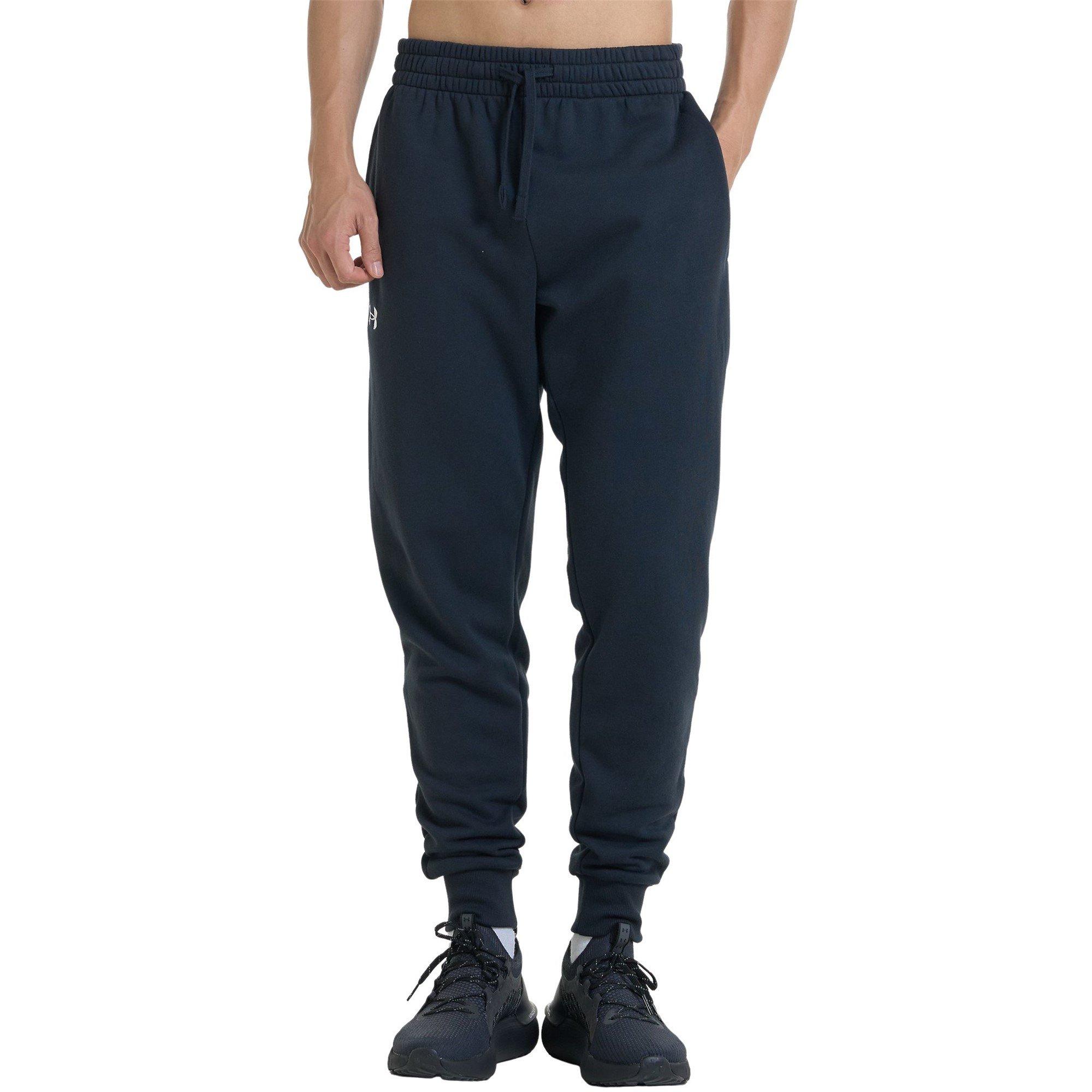 Black/White - Under Armour - UA Rival Fleece Jogging Bottoms Mens - 10
