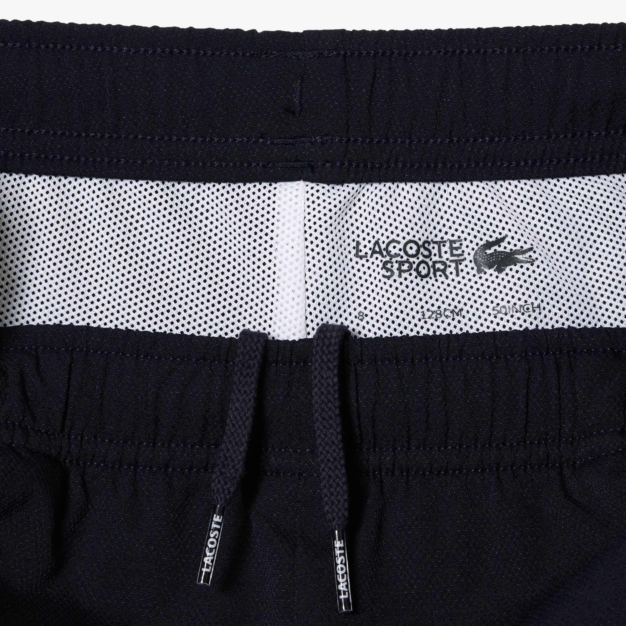 Navy HDE - Lacoste - Kids' Logo Closed Hem Jersey Joggers - 4