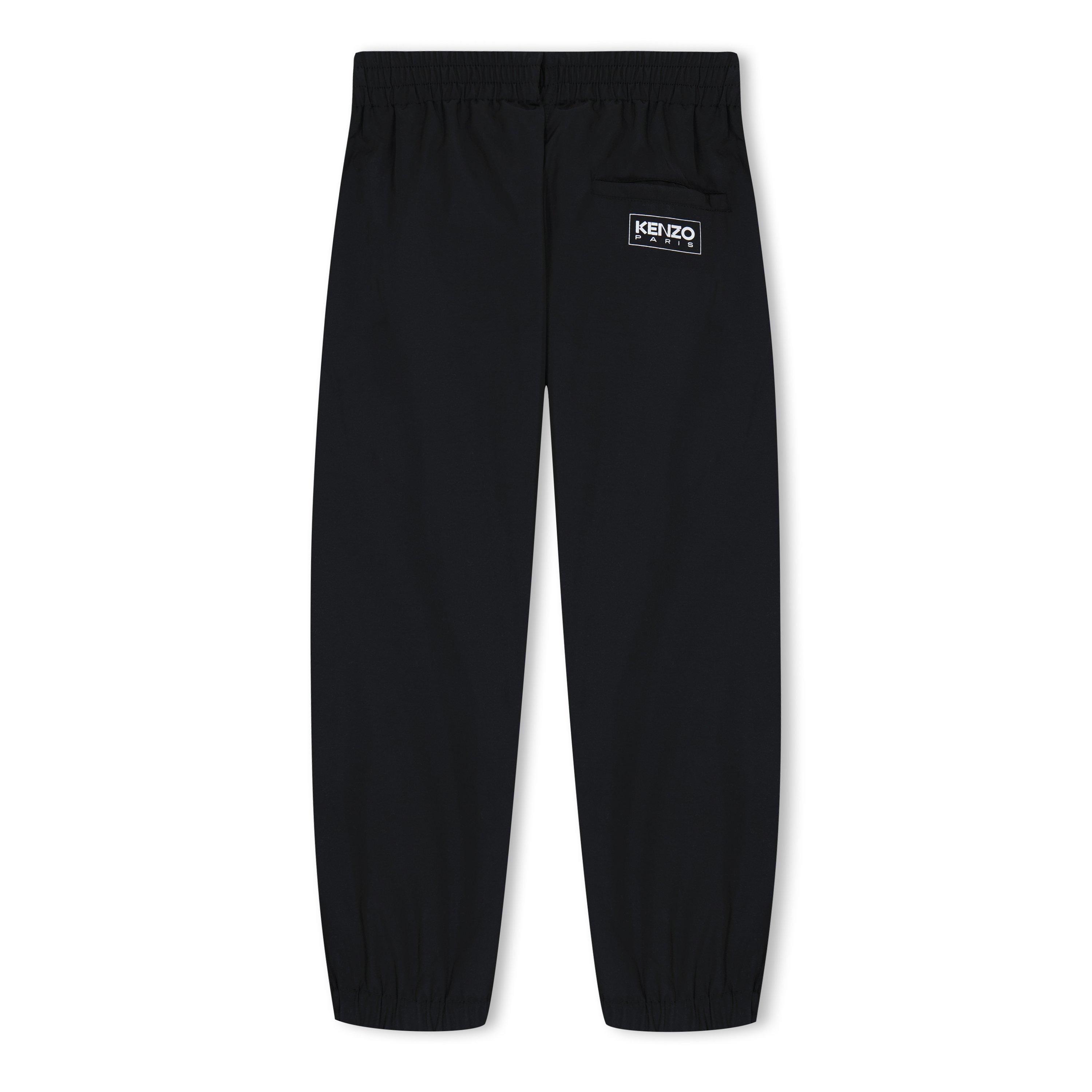 Black 09B - Kenzo - Unisex Kids Essential Closed Hem Jersey Joggers - 2
