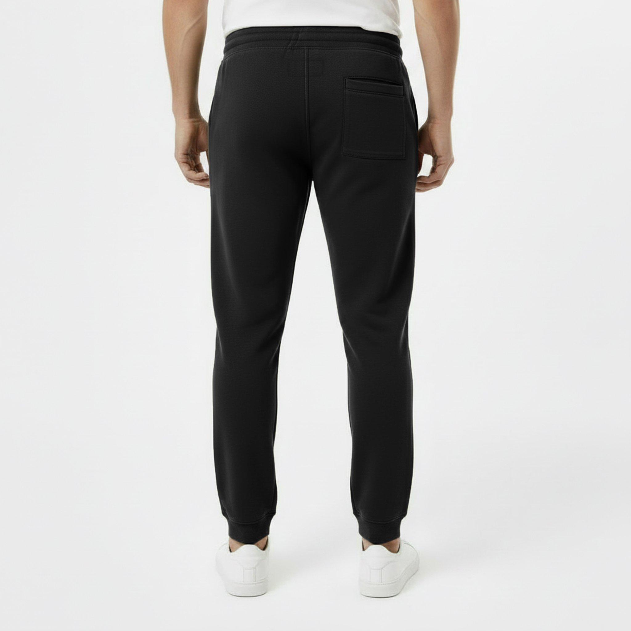 Black - Jack Wills - Jacquard Logo Joggers Mens - 4