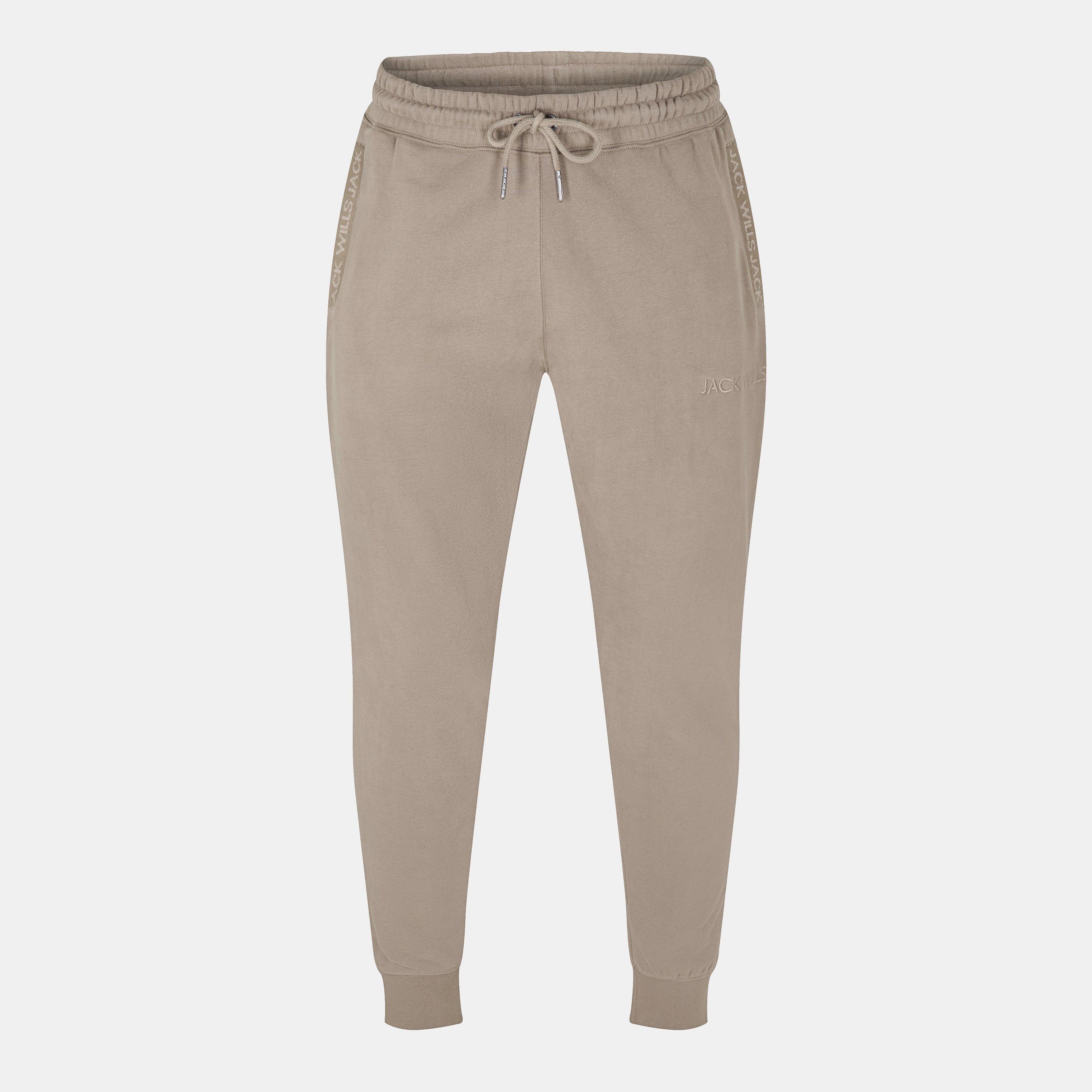 Jack Wills Men's Jacquard Logo Joggers - Fawn - S
