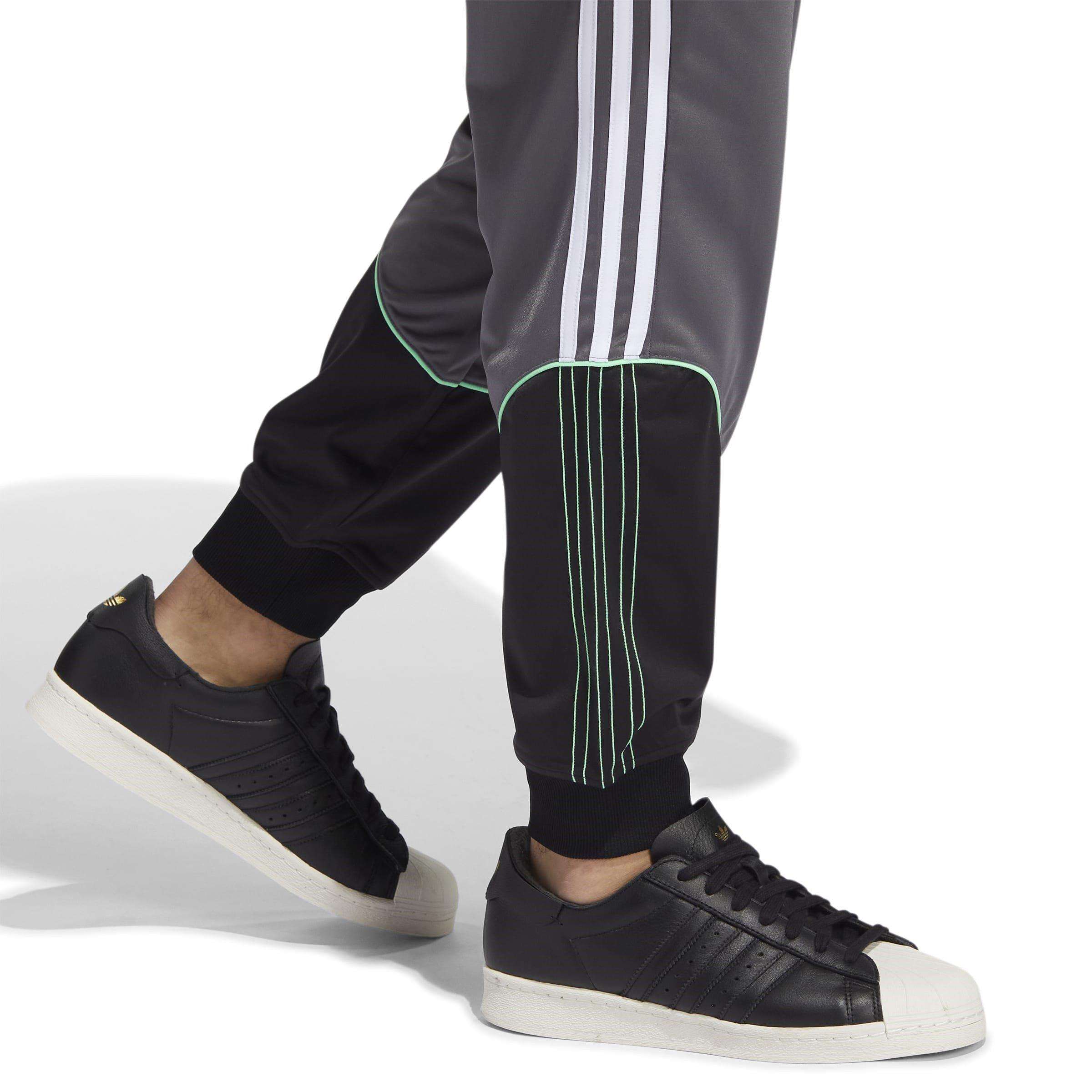 Grey - adidas Originals - Men's Closed Hem Jersey Jogging Bottoms, Closed Hem Design - 6
