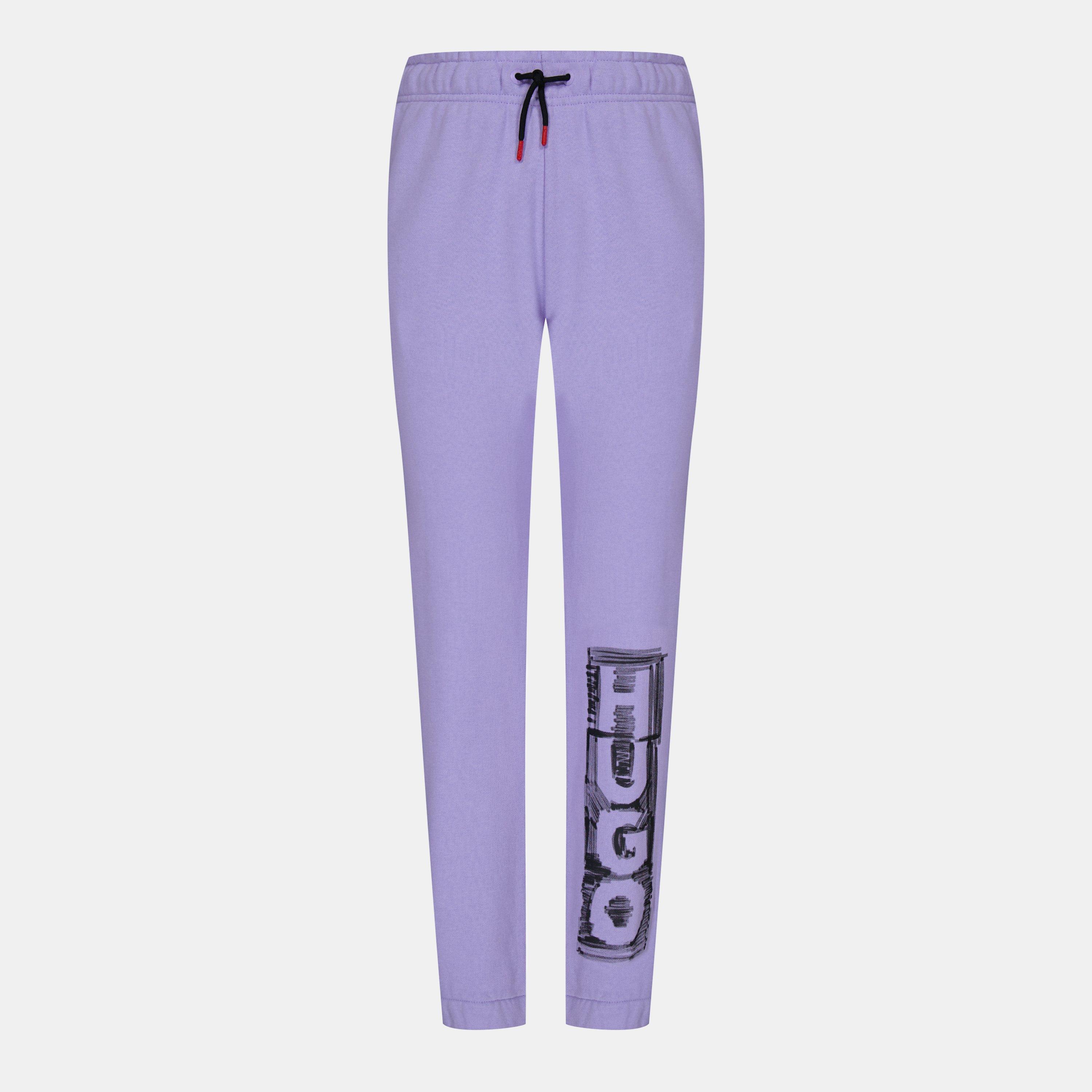 Hugo Girls Logo Joggers Juniors - Lilac 925 - 16Y