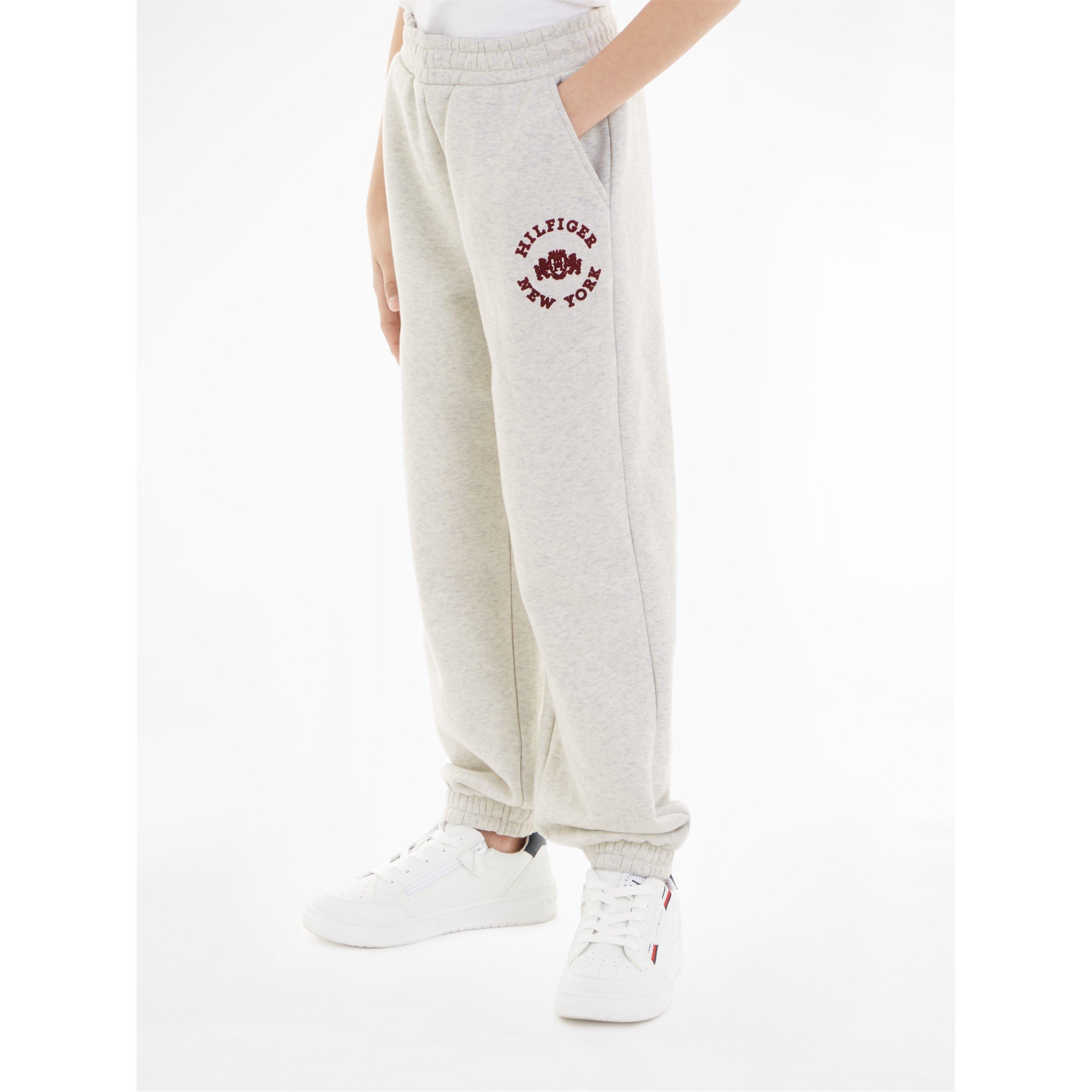 Lgt Grey P1N - Tommy Hilfiger - Crest Varsity Sweatpants Juniors - 2