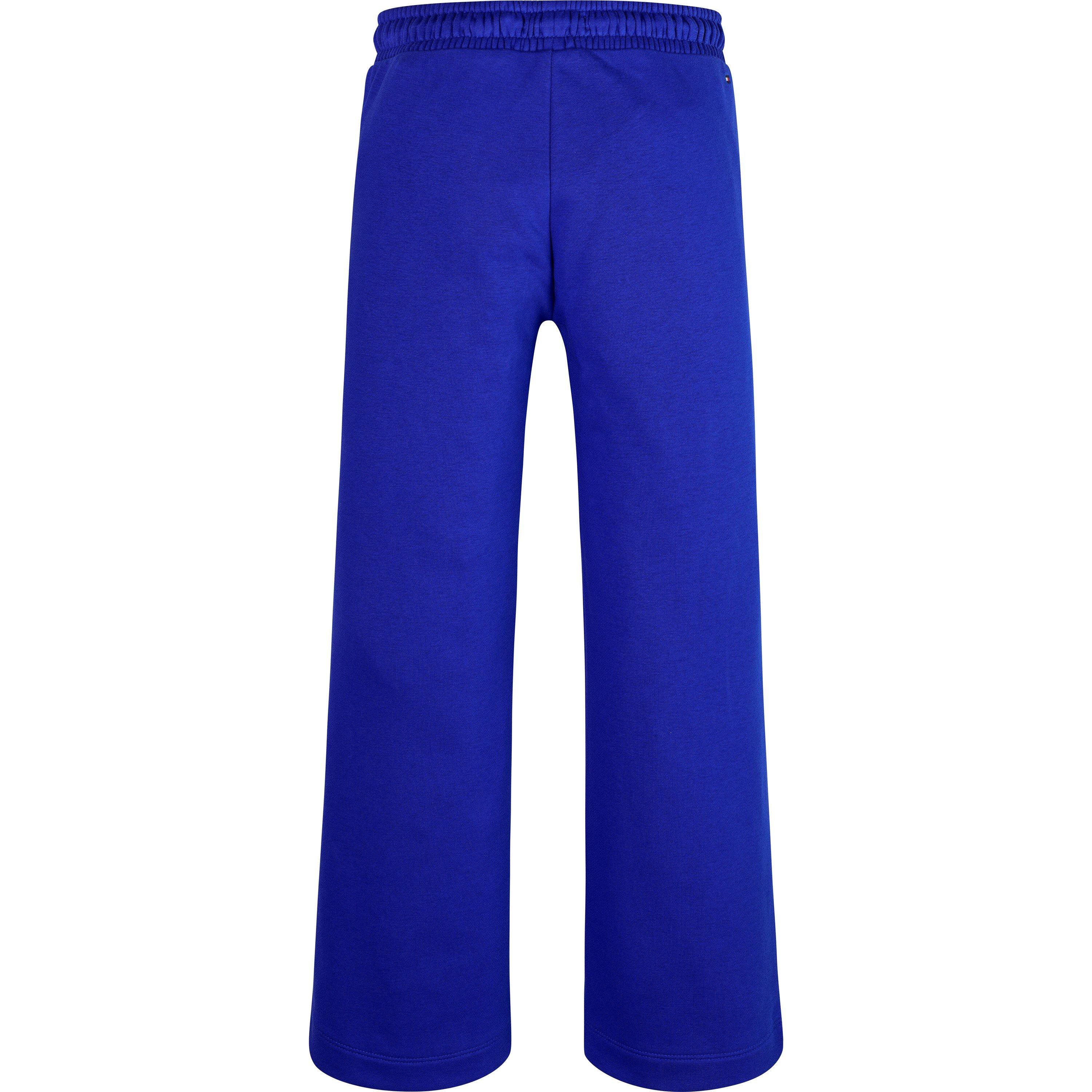 Ultra Blauw - Tommy Hilfiger - Script Wide Leg Sweatpants Juniors - 2