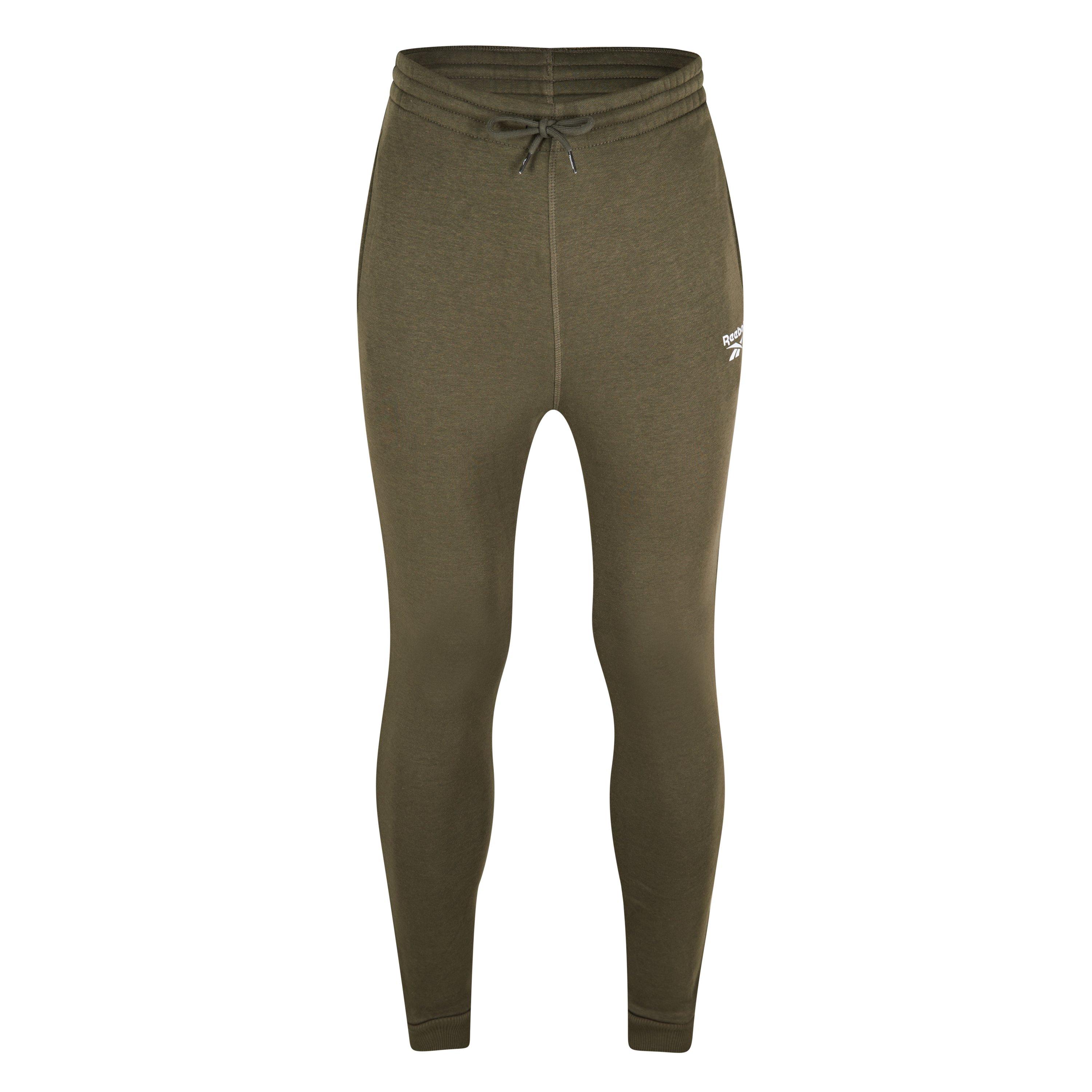 Reebok Men's Identity Fleece Closed Hem Joggers - Armgrn - S