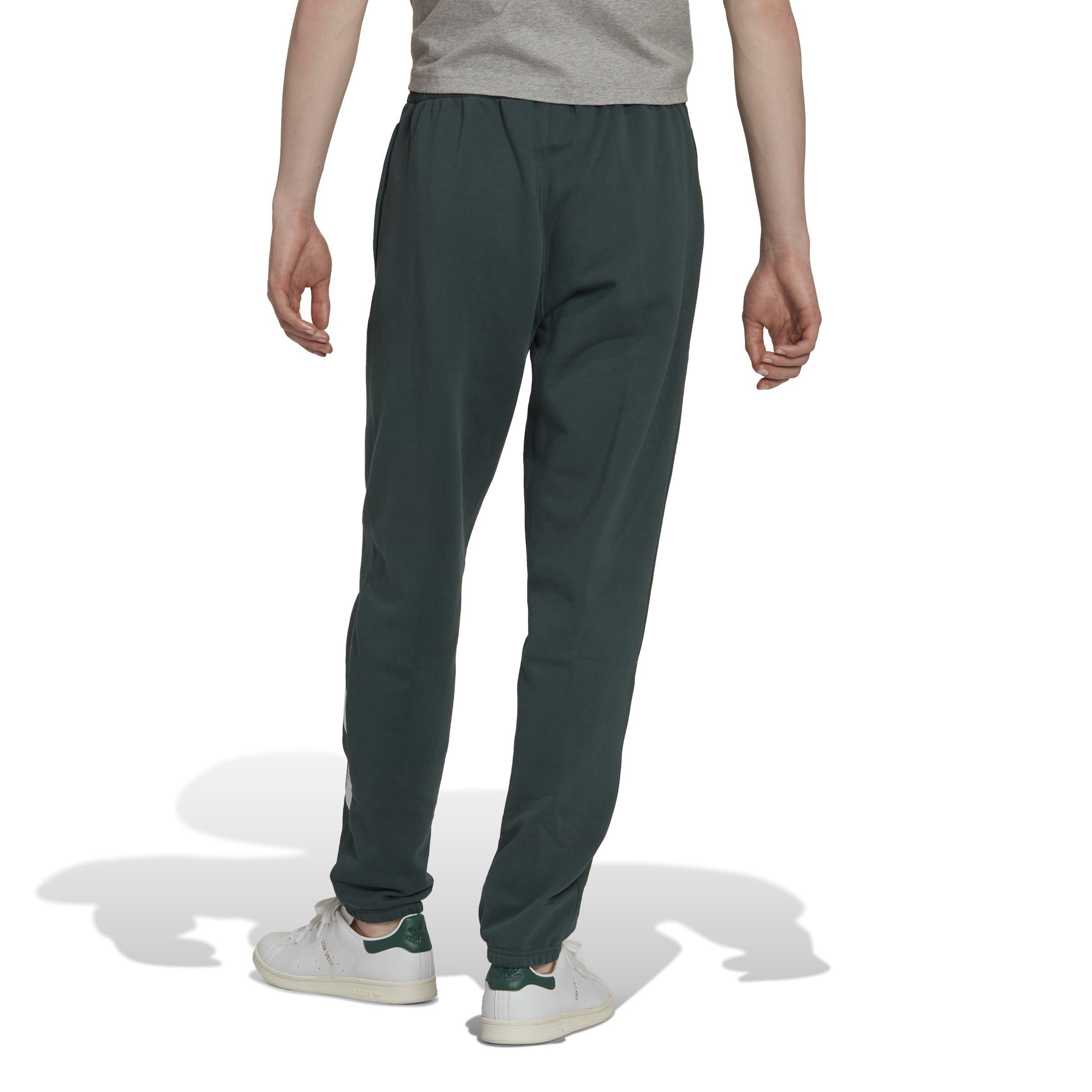 Green - adidas Originals - Men's Closed Hem Fleece Jogging Bottoms - 3