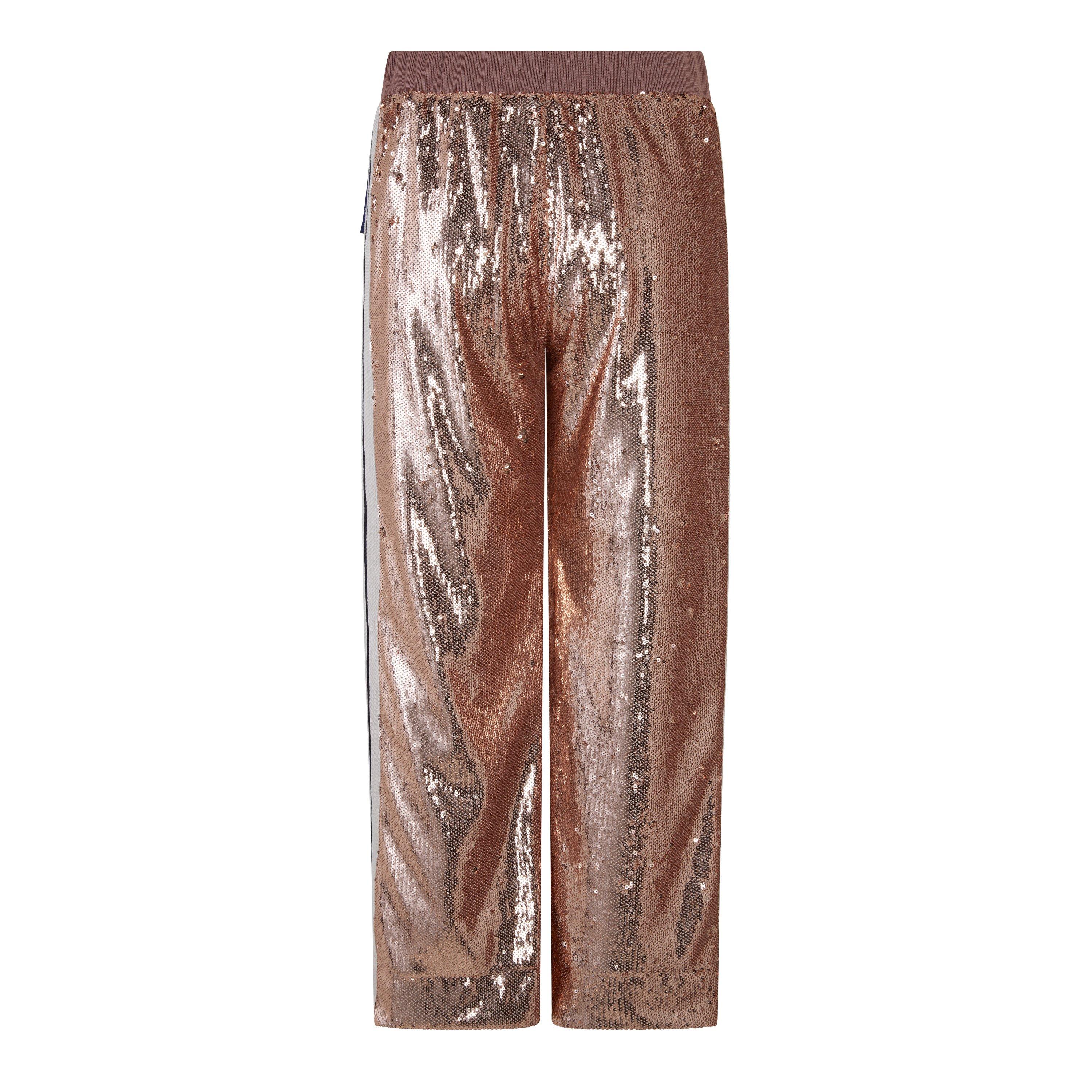 Brown 17400 - Palm Angels - Unisex Kids' Sequin Open Hem Fleece Joggers - 2
