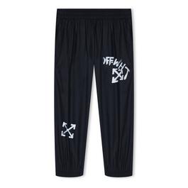 Off White Paint Script Jogging Bottoms Juniors