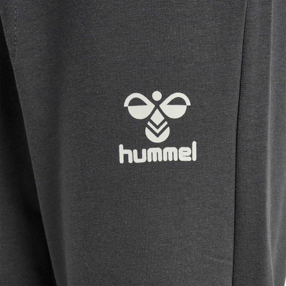 Grau - Hummel - Kids' Closed Hem Fleece Joggers - 3