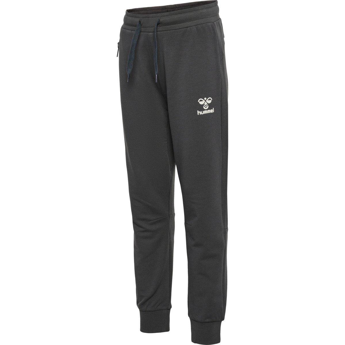Grau - Hummel - Kids' Closed Hem Fleece Joggers - 4