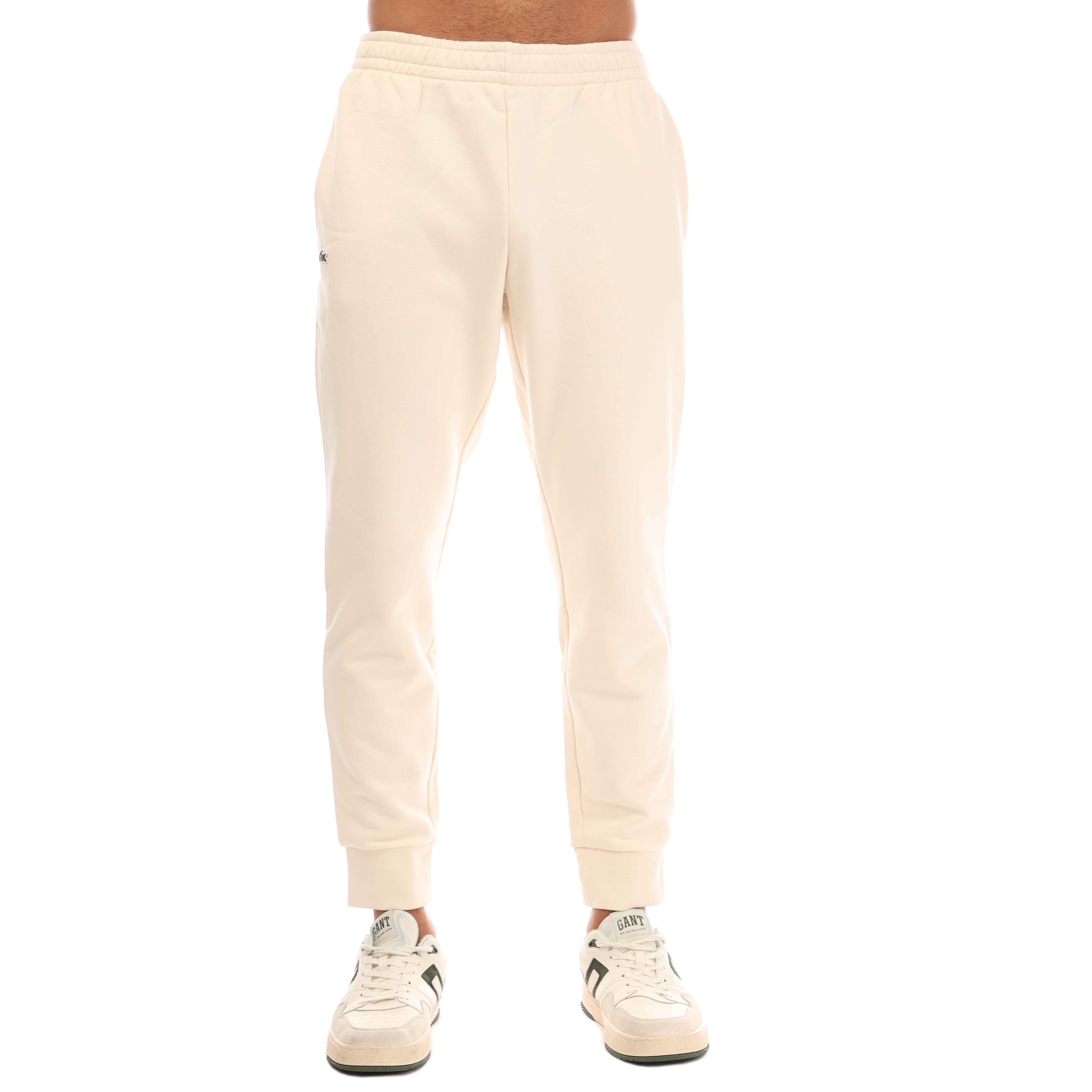 Lapland - Lacoste - Drawstring Logo Branded Closed Hem Fleece Joggers - 3