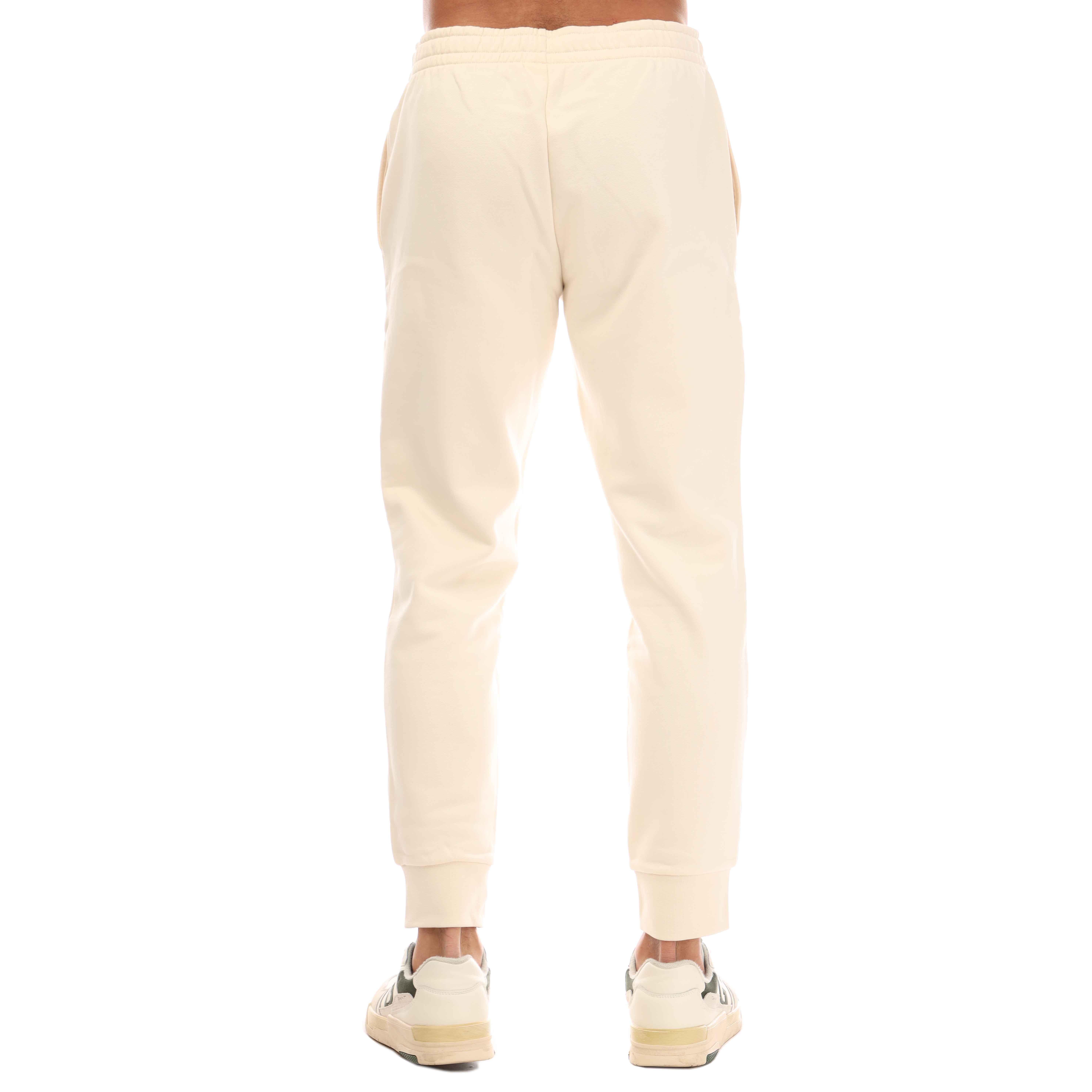 Lapland - Lacoste - Drawstring Logo Branded Closed Hem Fleece Joggers - 4