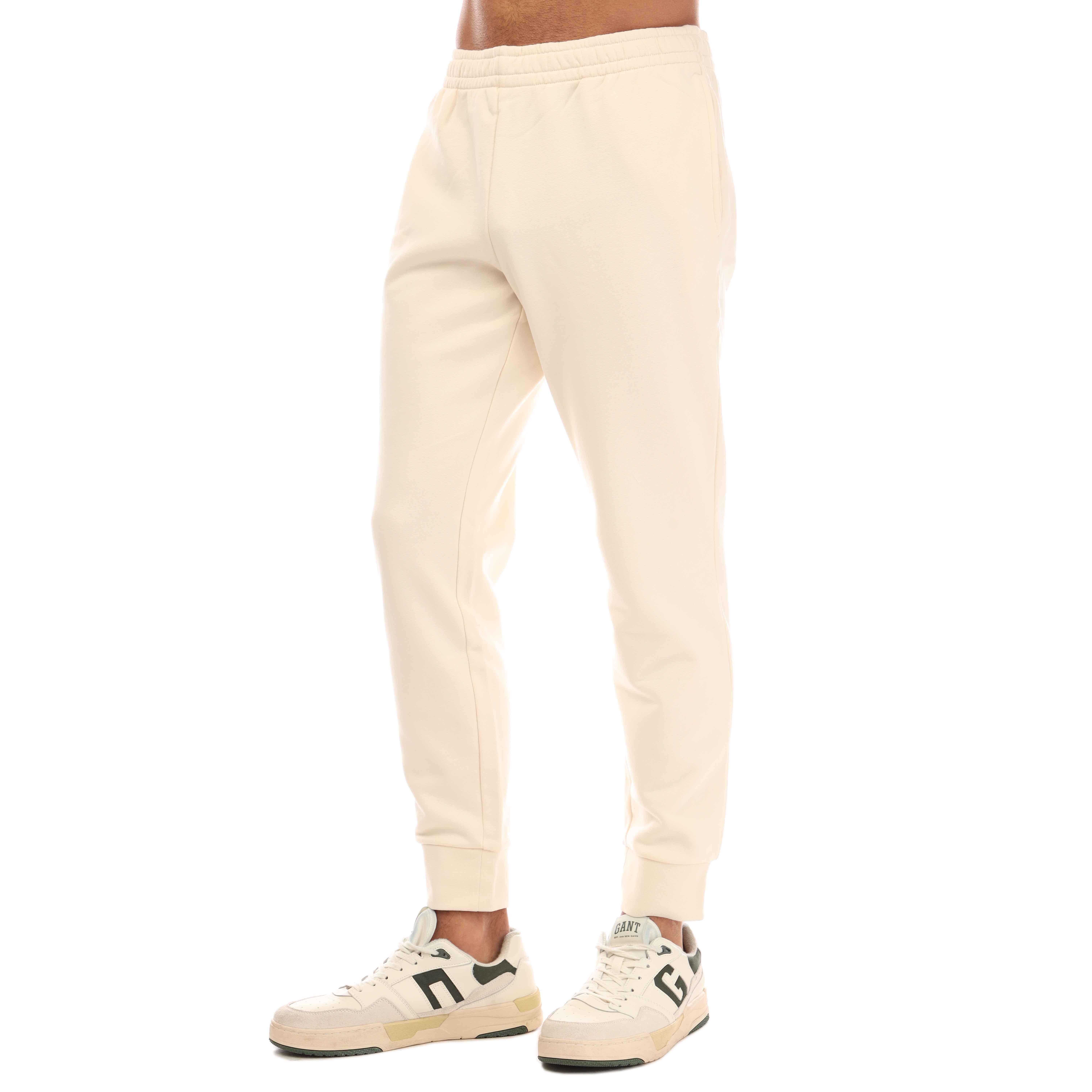 Lapland - Lacoste - Drawstring Logo Branded Closed Hem Fleece Joggers - 5