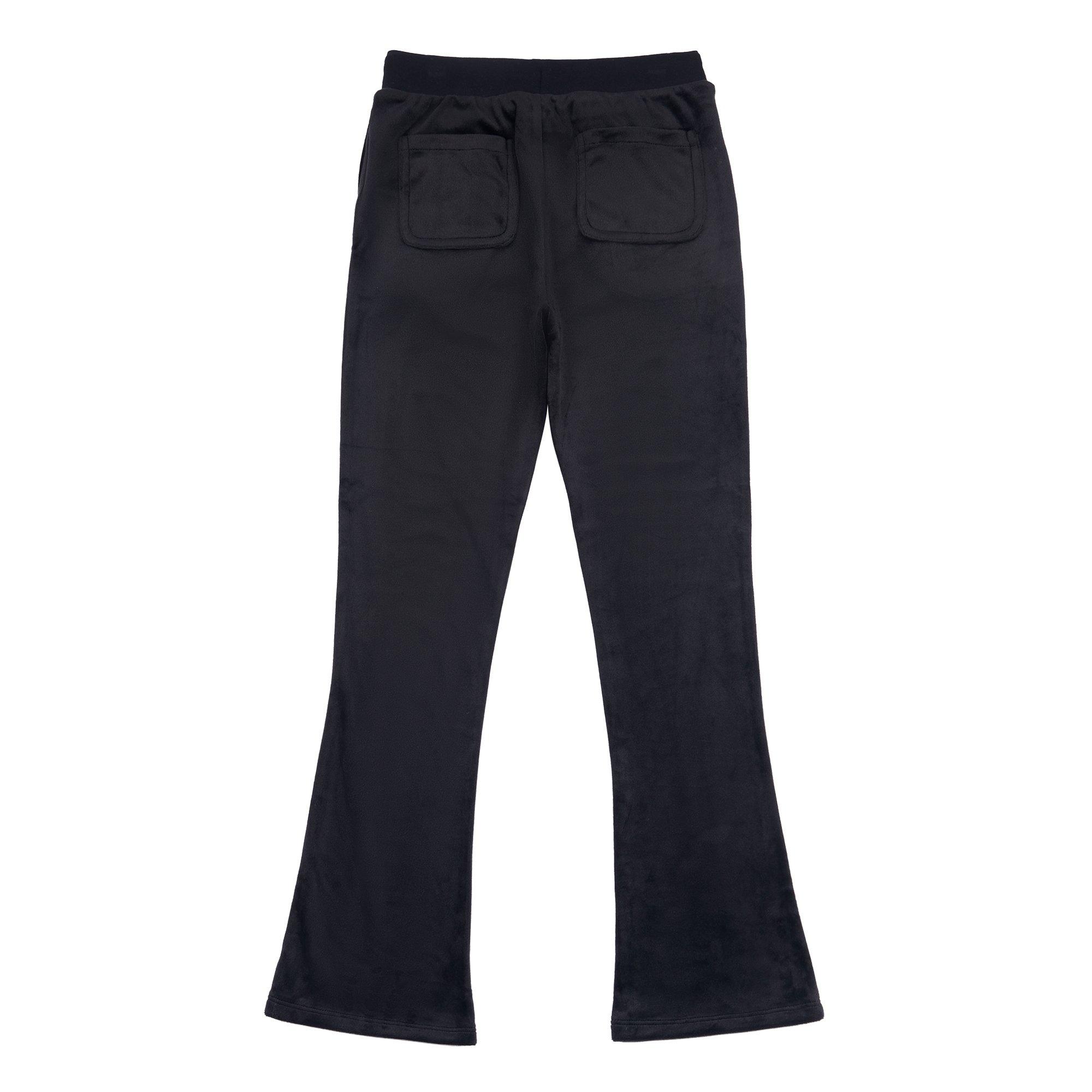 Black 102 - Juicy Couture - Stretch-Velour Jogging Bottoms - 2