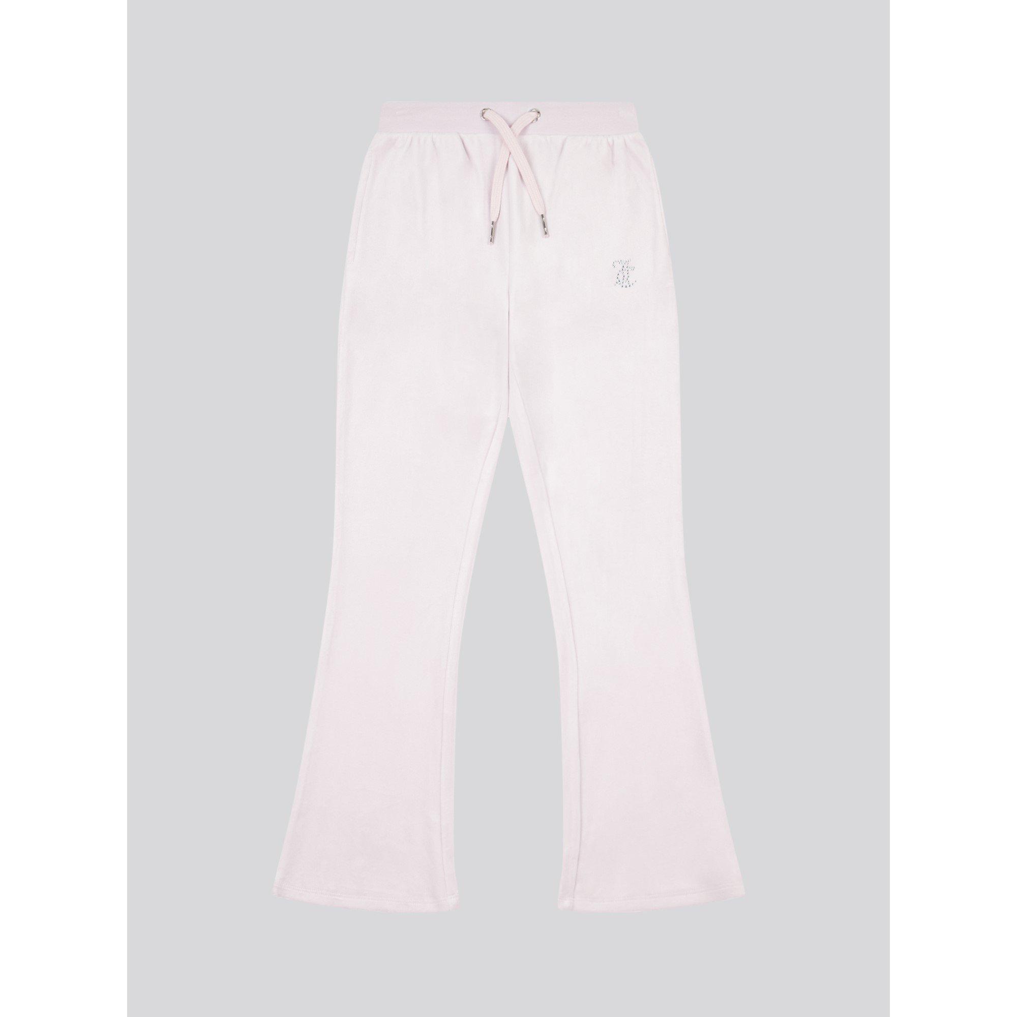 Juicy Couture Girls Stretch-Velour Jogging Bottoms - Lavendr Fog Y8u - 15-16 Yrs