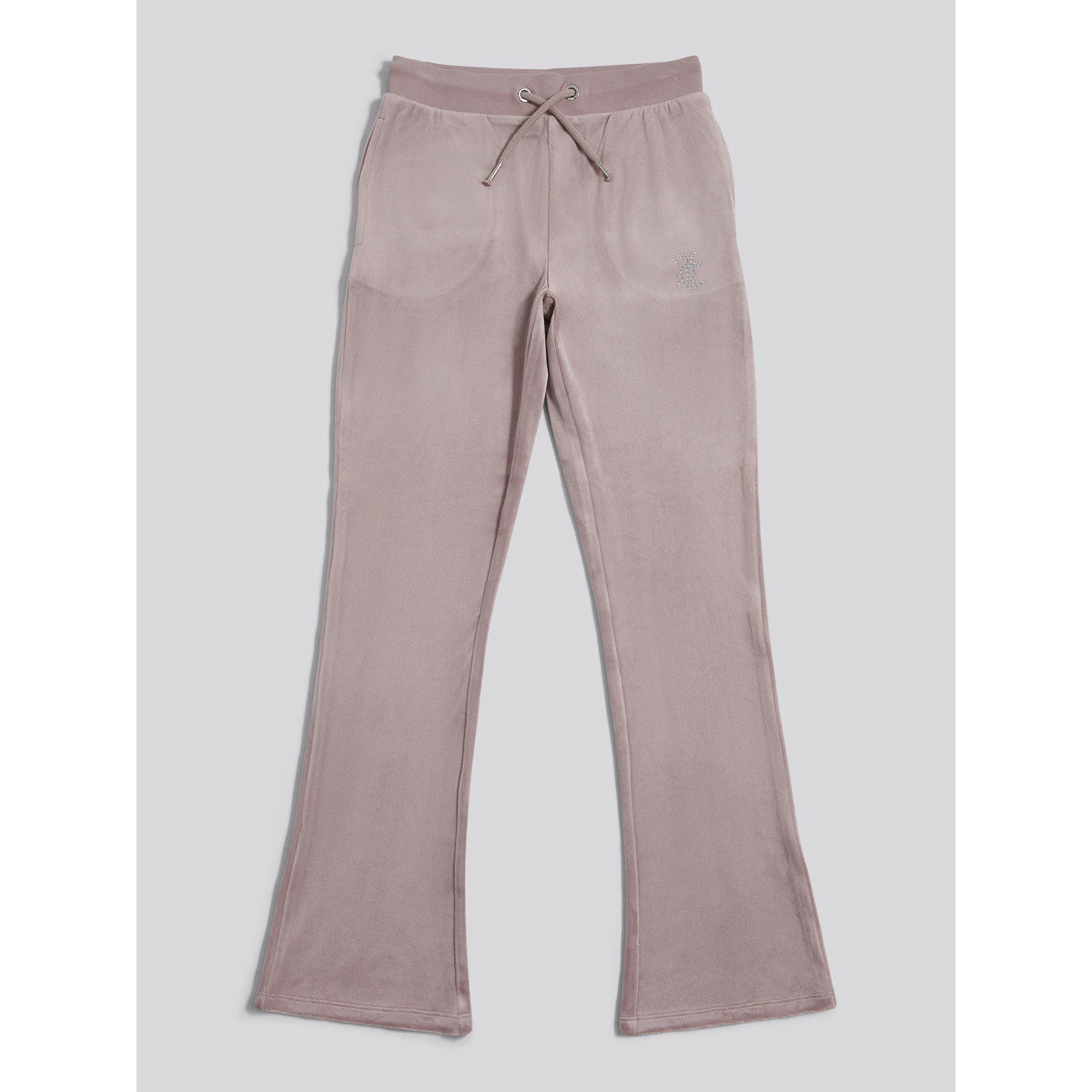 Juicy Couture Stretch-Velour Jogging Bottoms - Purple Dove P18 - Size 9-10 Yrs