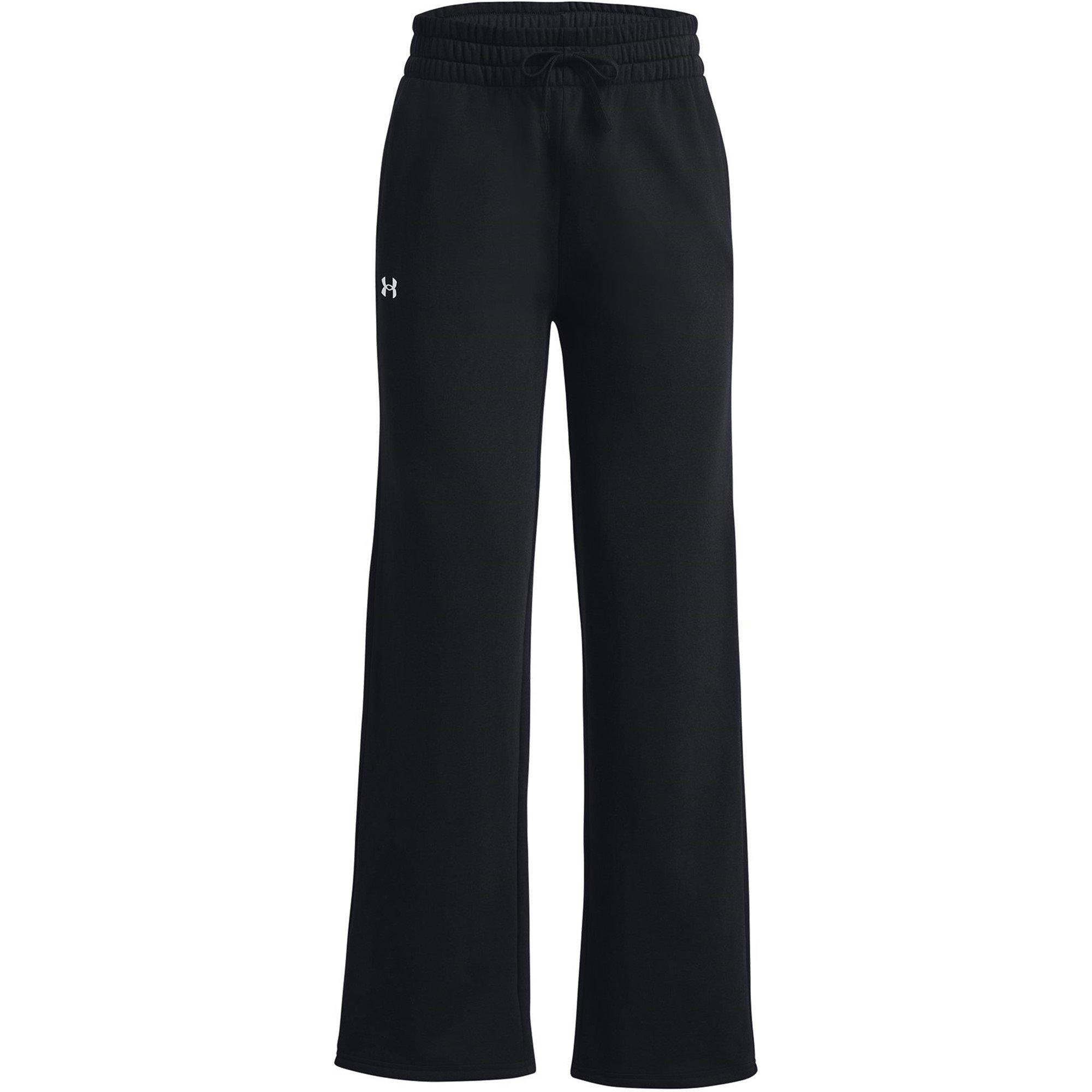 Black/White - Under Armour - Rival Fleece Jogging Bottoms Womens - 1