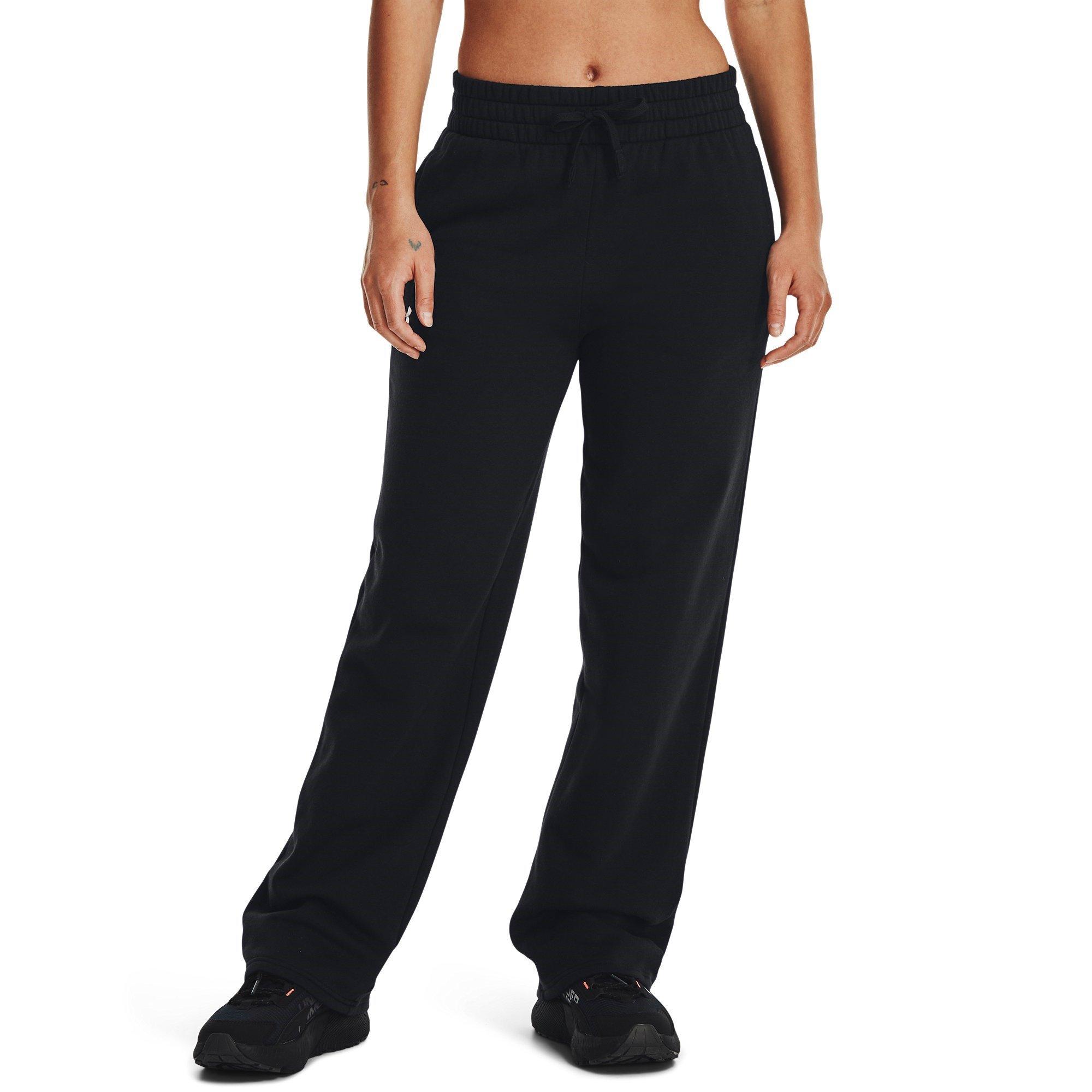 Black/White - Under Armour - Rival Fleece Jogging Bottoms Womens - 2