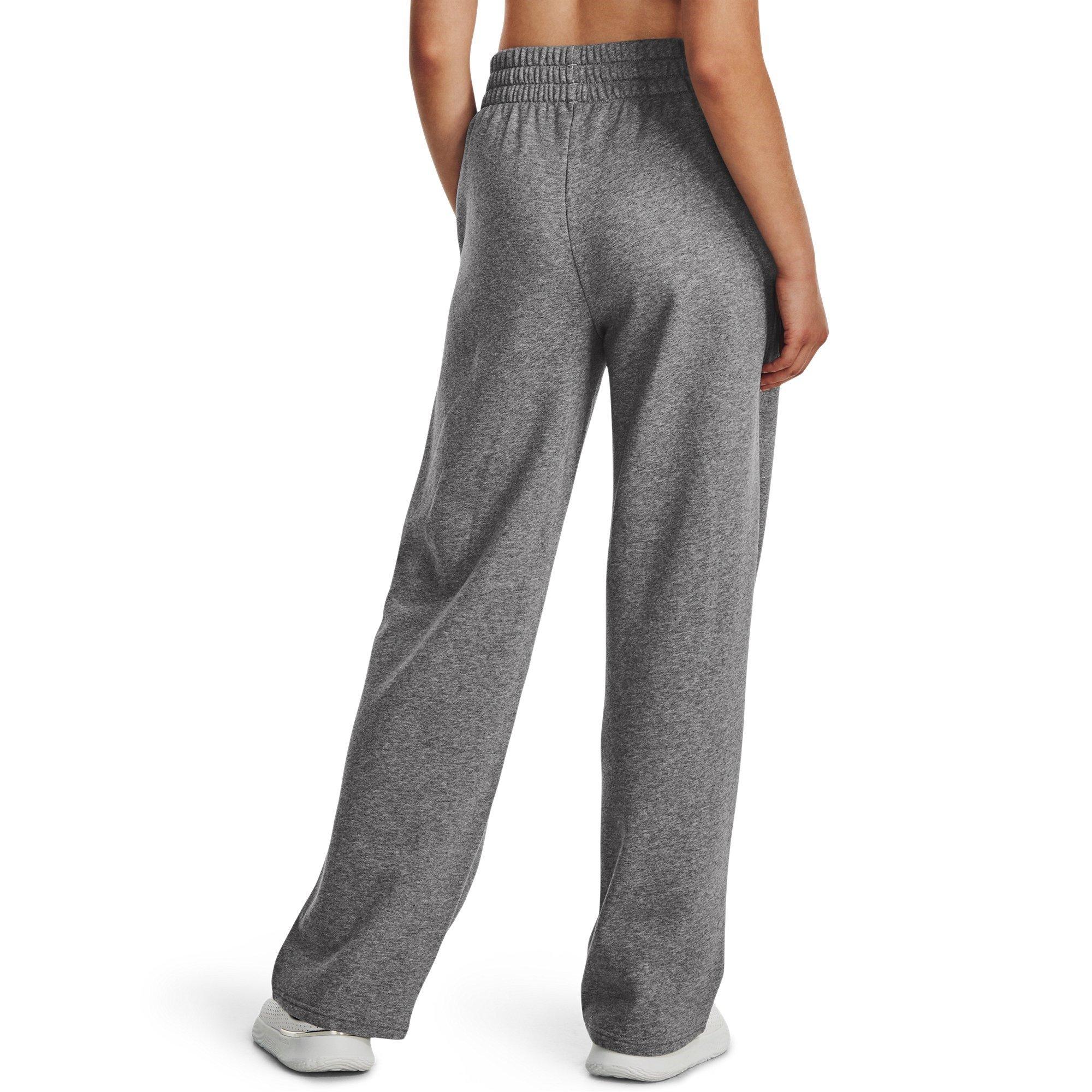 Castlerock/Blk - Under Armour - Rival Fleece Jogging Bottoms Womens - 3