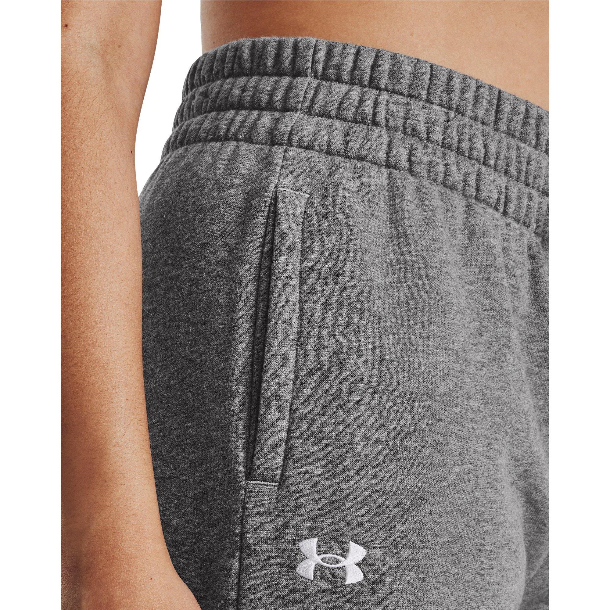 Castlerock/Blk - Under Armour - Rival Fleece Jogging Bottoms Womens - 5