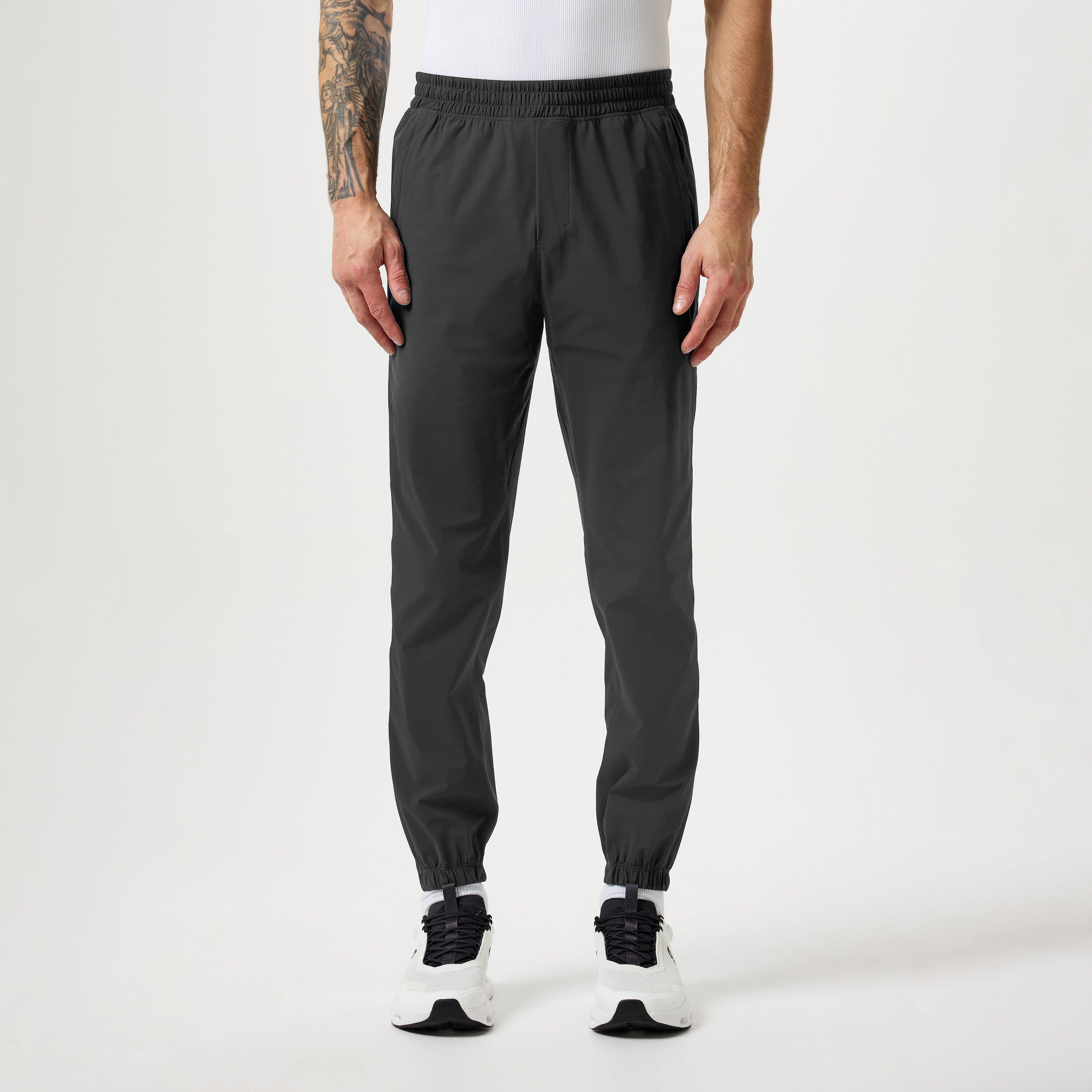 Black - Lululemon - Men's Pace Breaker Closed Hem Fleece Tapered Fit Joggers - 1