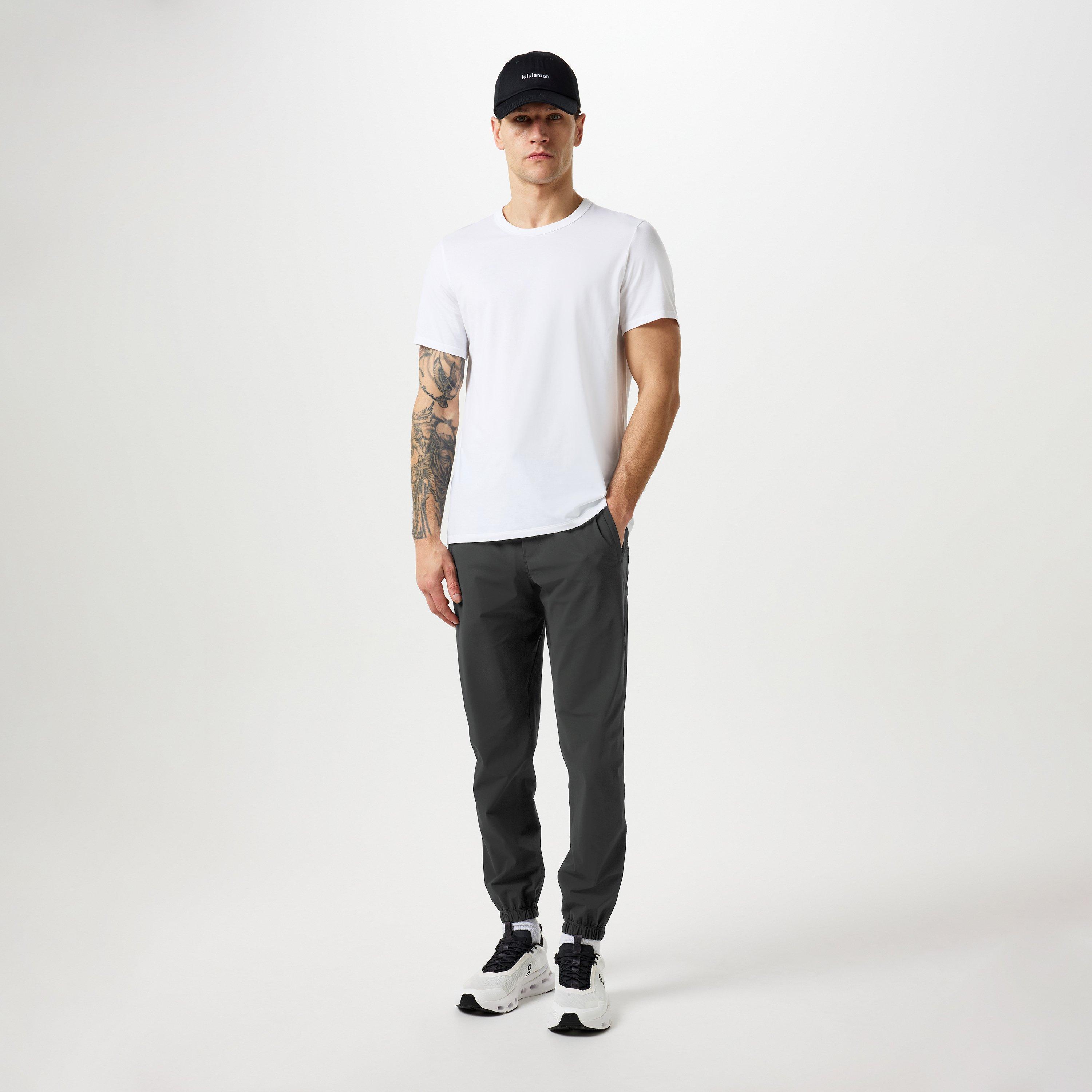Black - Lululemon - Men's Pace Breaker Closed Hem Fleece Tapered Fit Joggers - 4