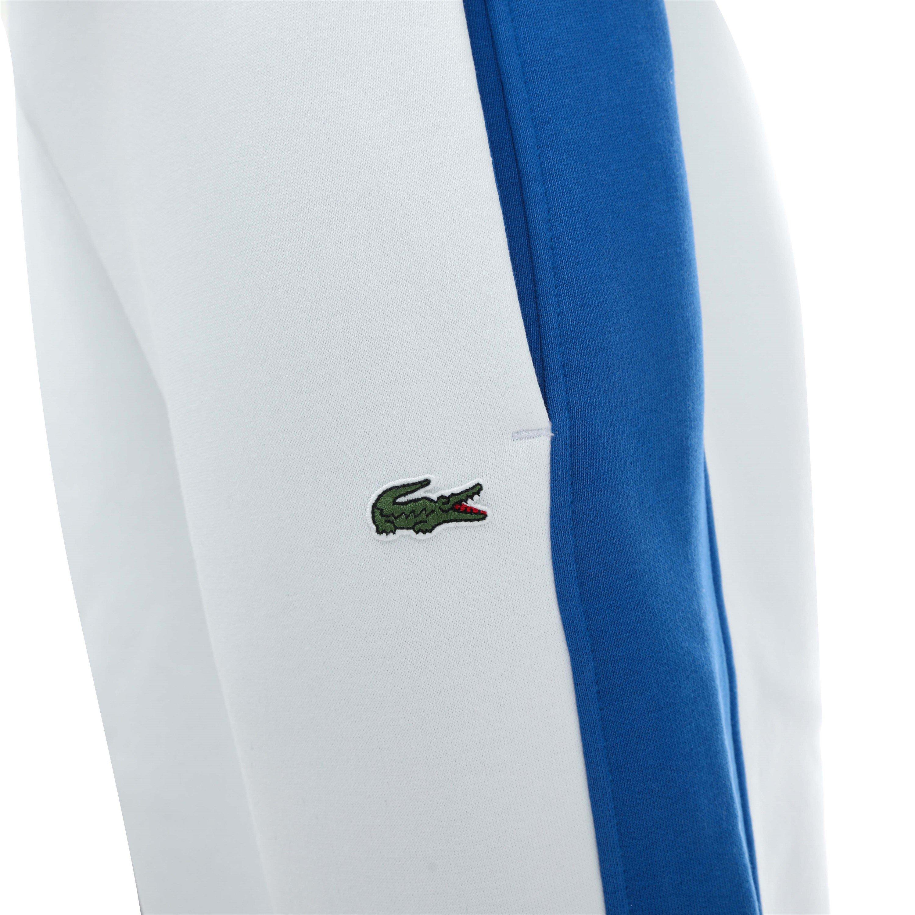 White/Marina - Lacoste - Cotton Trackpants - 3