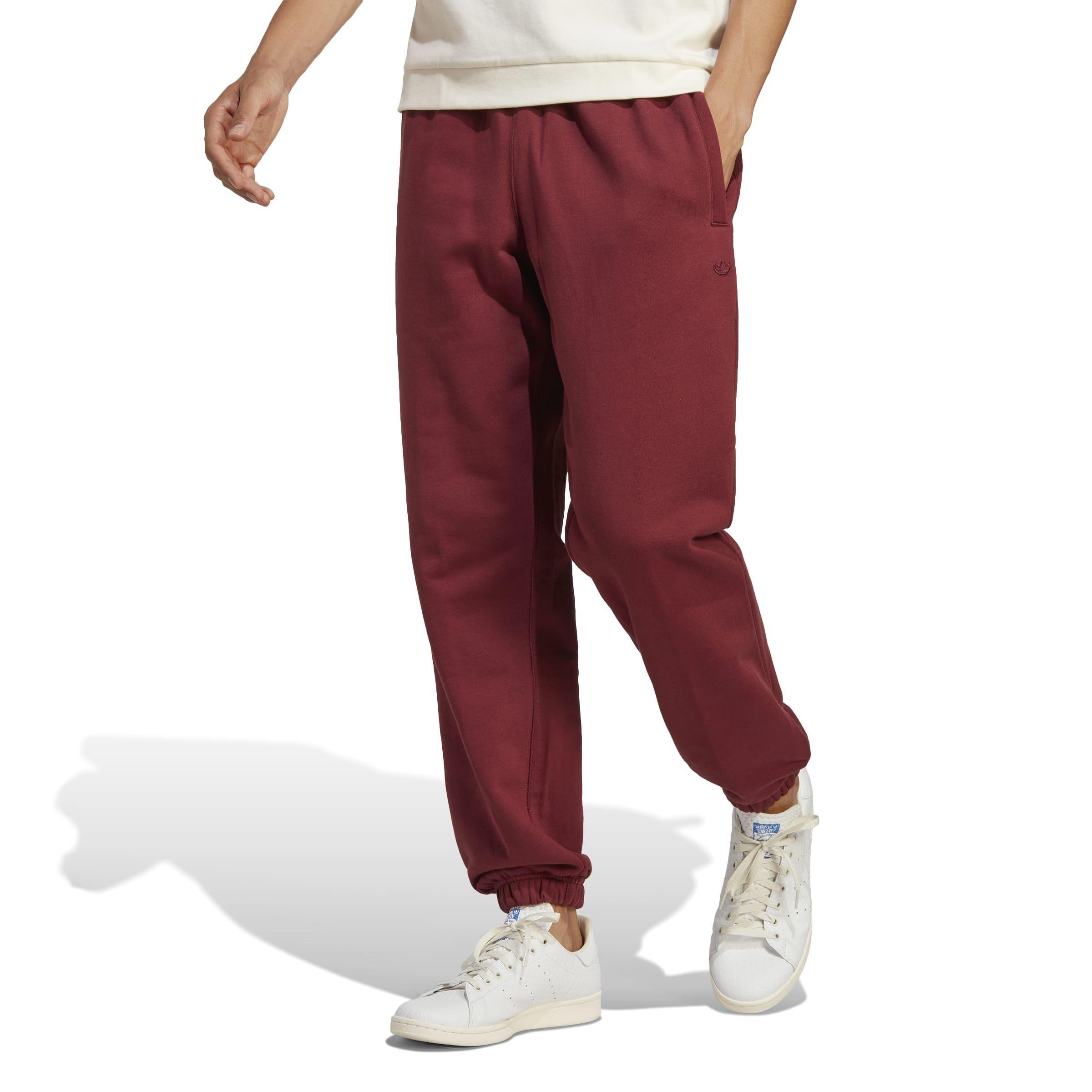 Shadow Red - adidas Originals - Men's Closed Hem Fleece Jogging Bottoms - 1