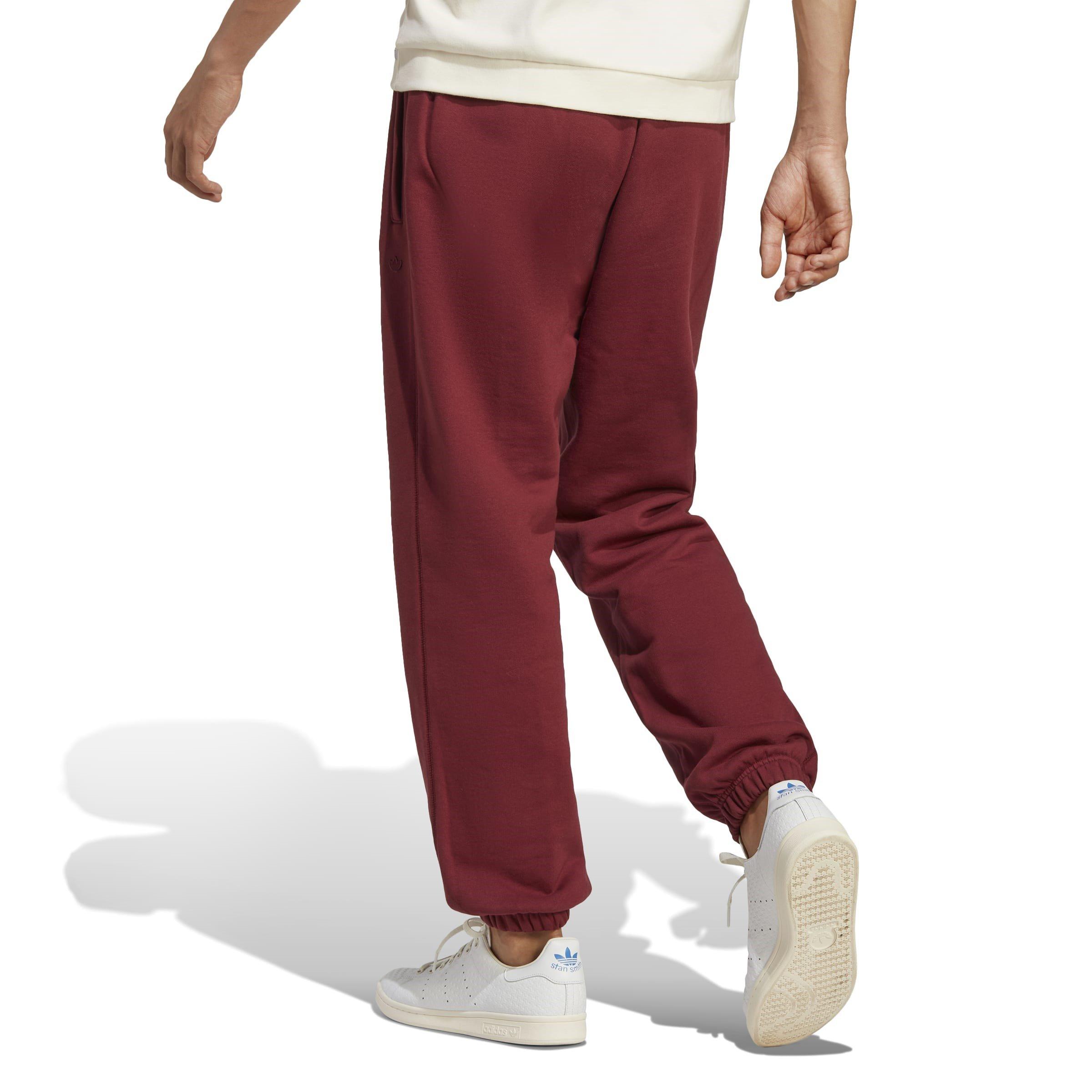 Shadow Red - adidas Originals - Men's Closed Hem Fleece Jogging Bottoms - 2