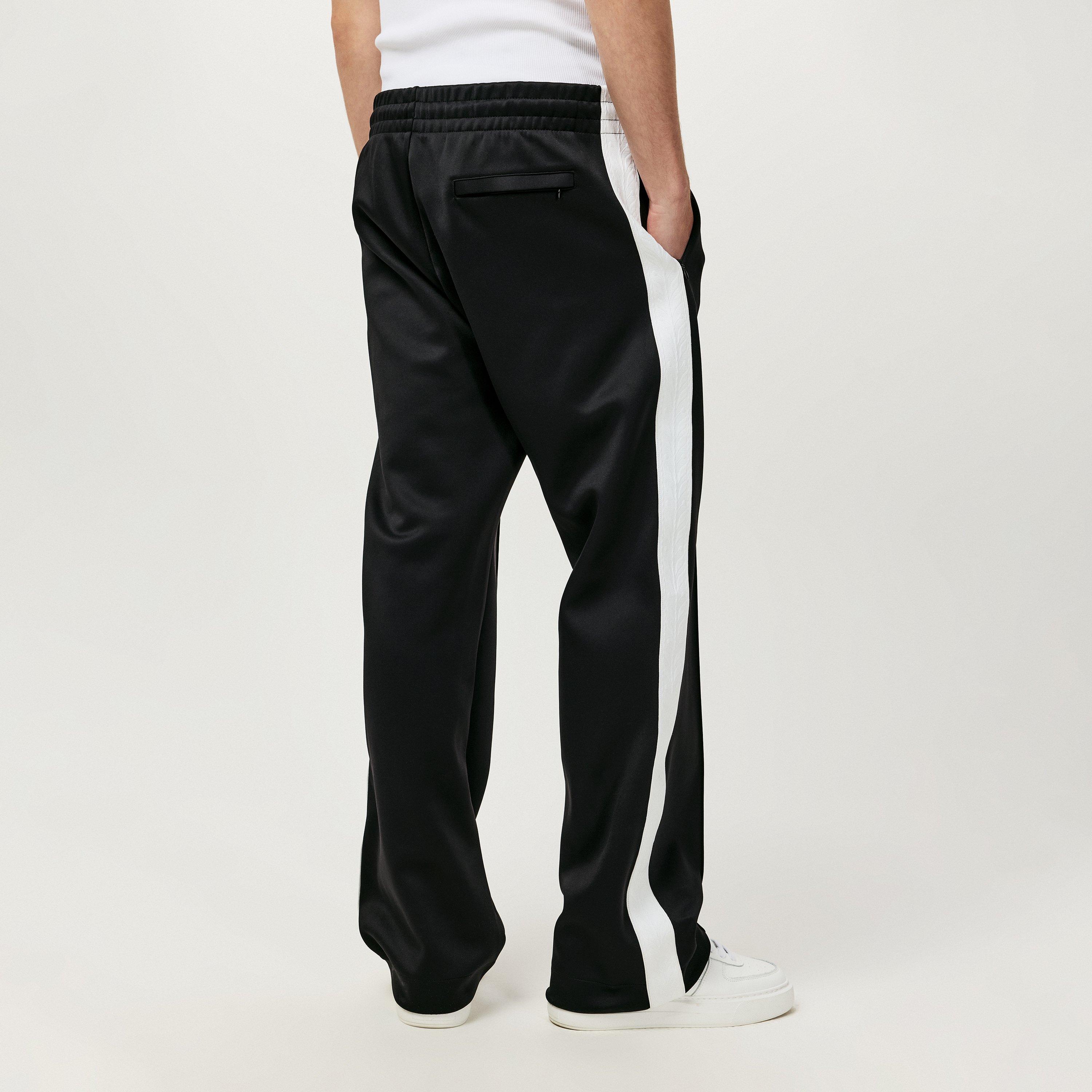Black - Casablanca - Men's Open Hem Fleece Joggers - 3