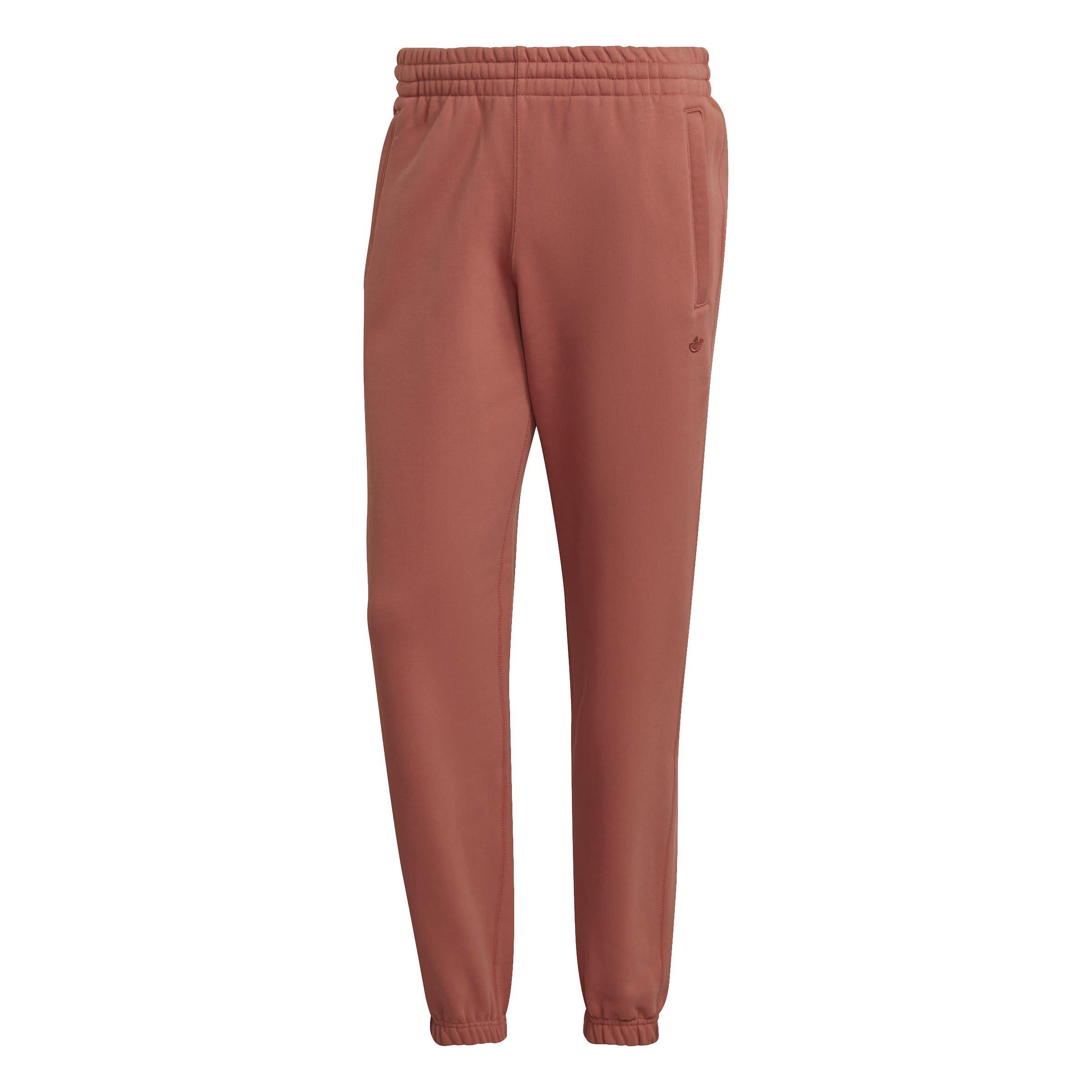 Brown - adidas Originals - Men's Closed Hem Fleece Joggers - 1