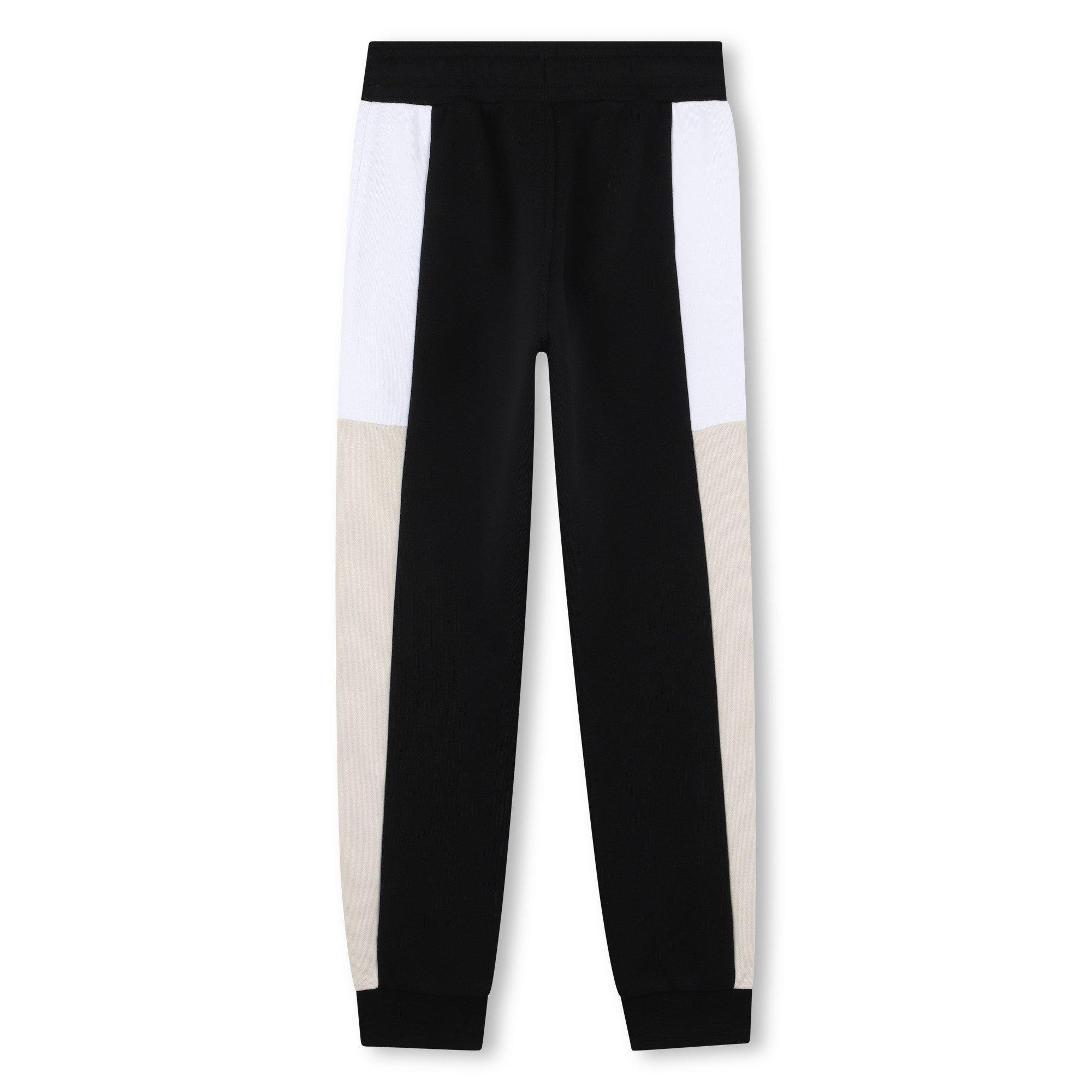 Negro 09B - Boss - Kids' Cotton Closed Cuff Joggers - 2