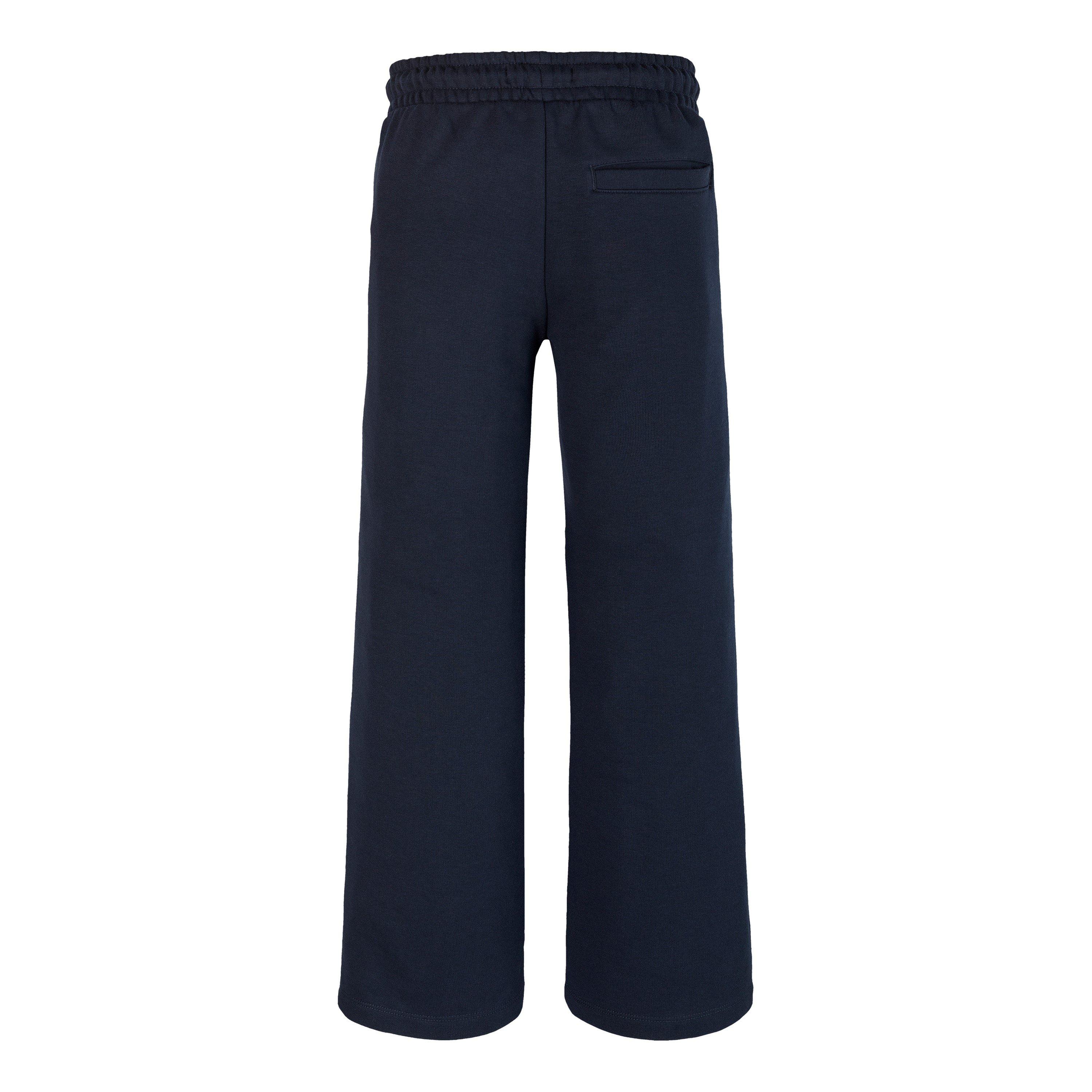 Night Navy C1G - Tommy Hilfiger - Kids' FLAG WIDE Open Hem Fleece Joggers - 3