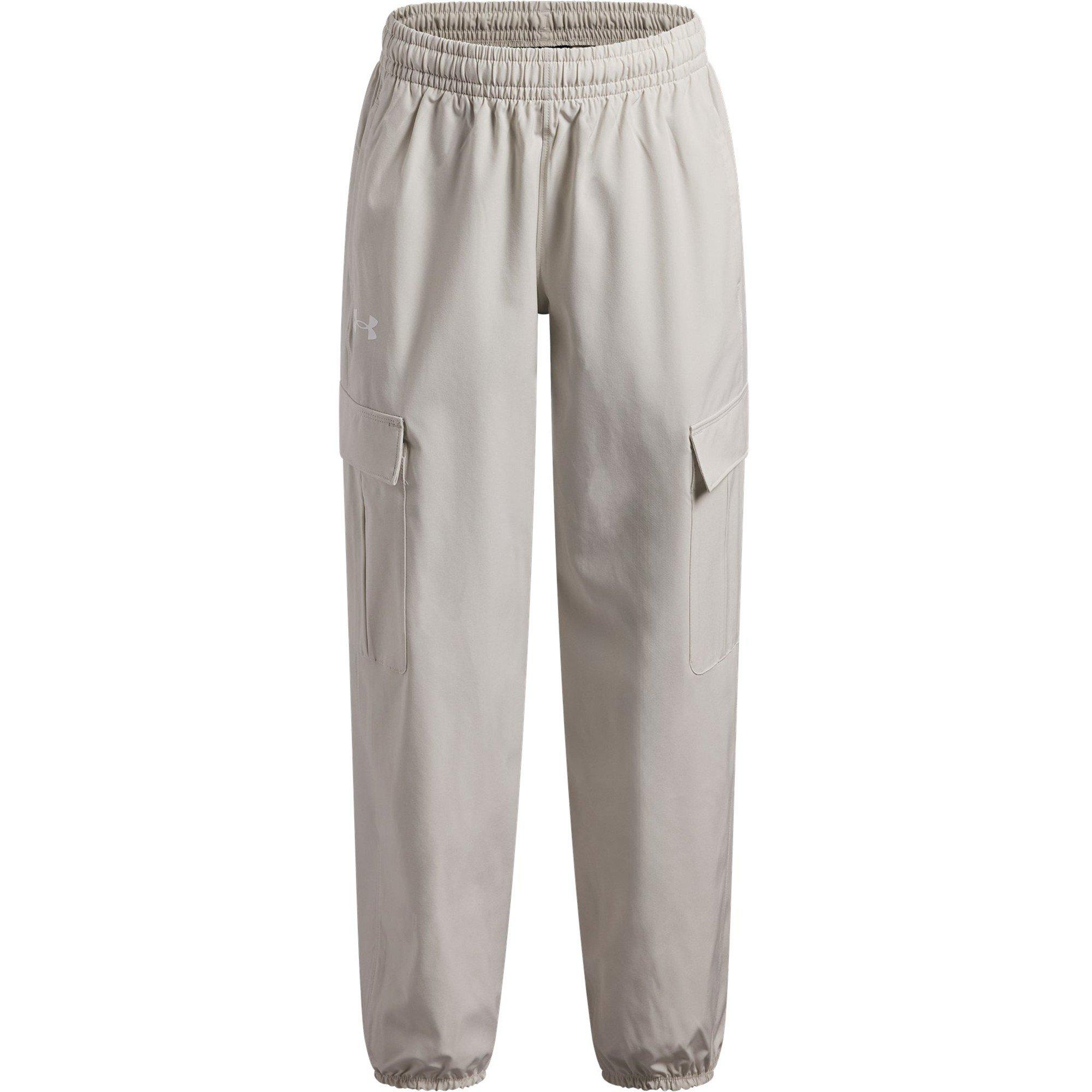 Under Armour Girls Ua Rival Woven Cargo Pants - White - 5-6 (XS)