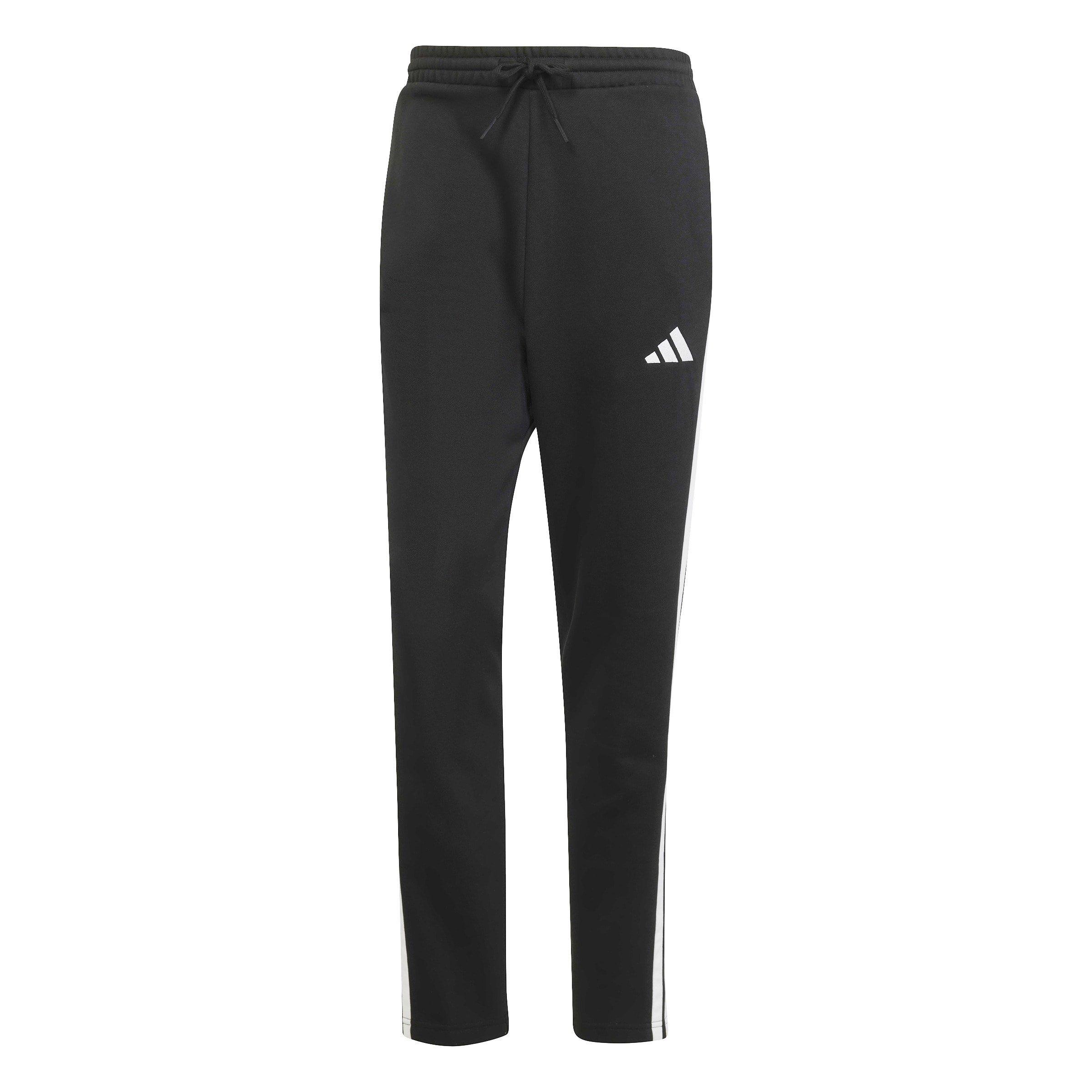 Preto/Branco - adidas - Men's Open Hem Fleece Joggers - 1