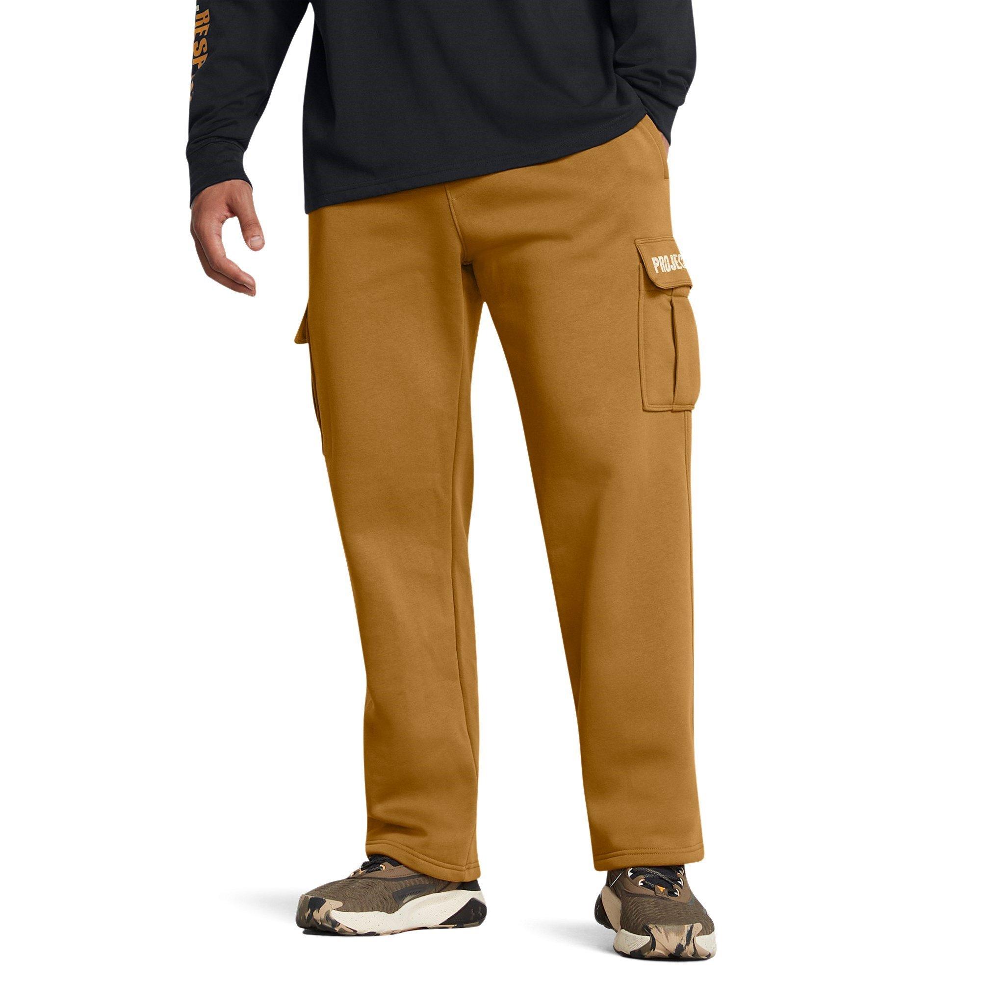 Yellow - Under Armour - PR Icon Open Hem Fleece Joggers - 2