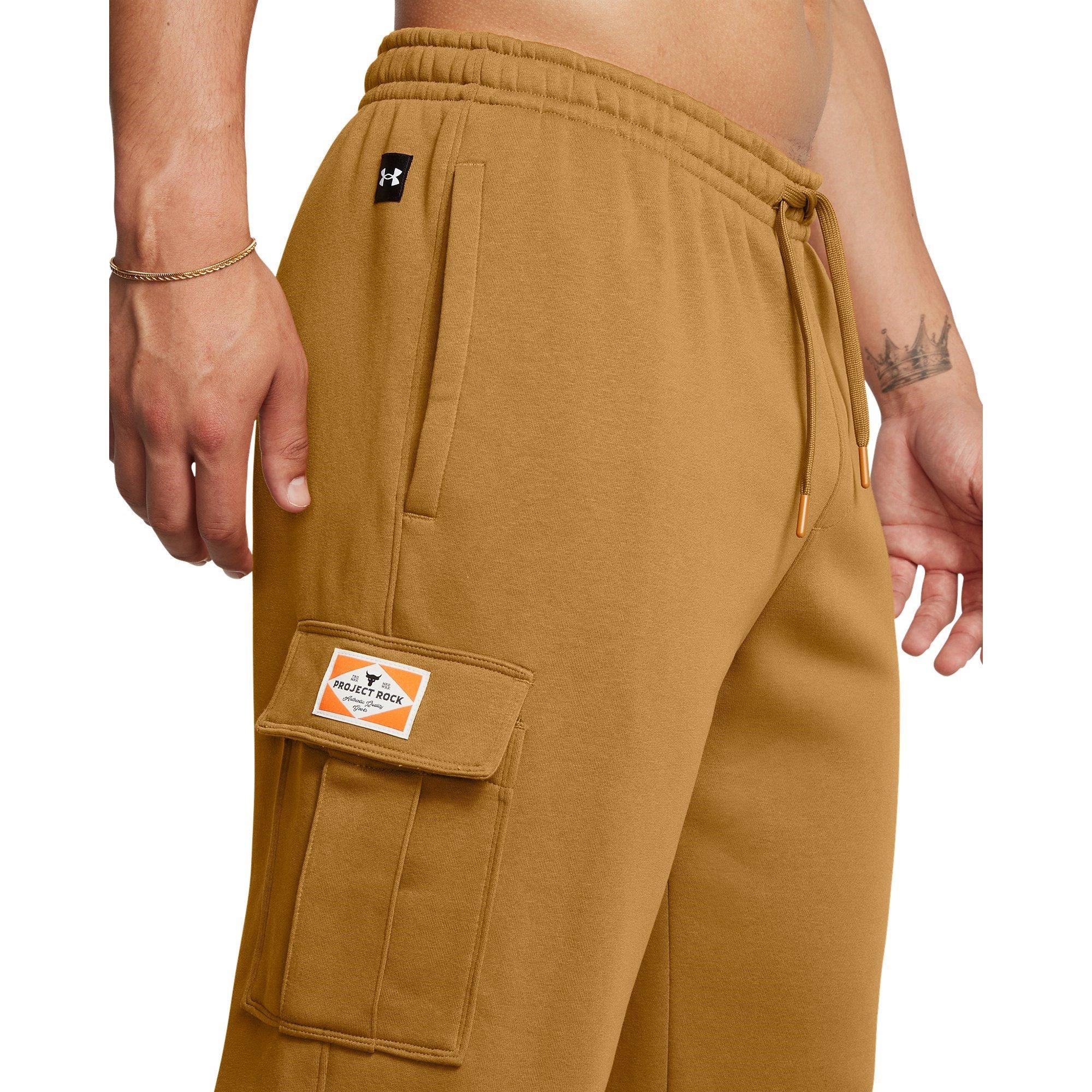 Yellow - Under Armour - PR Icon Open Hem Fleece Joggers - 6