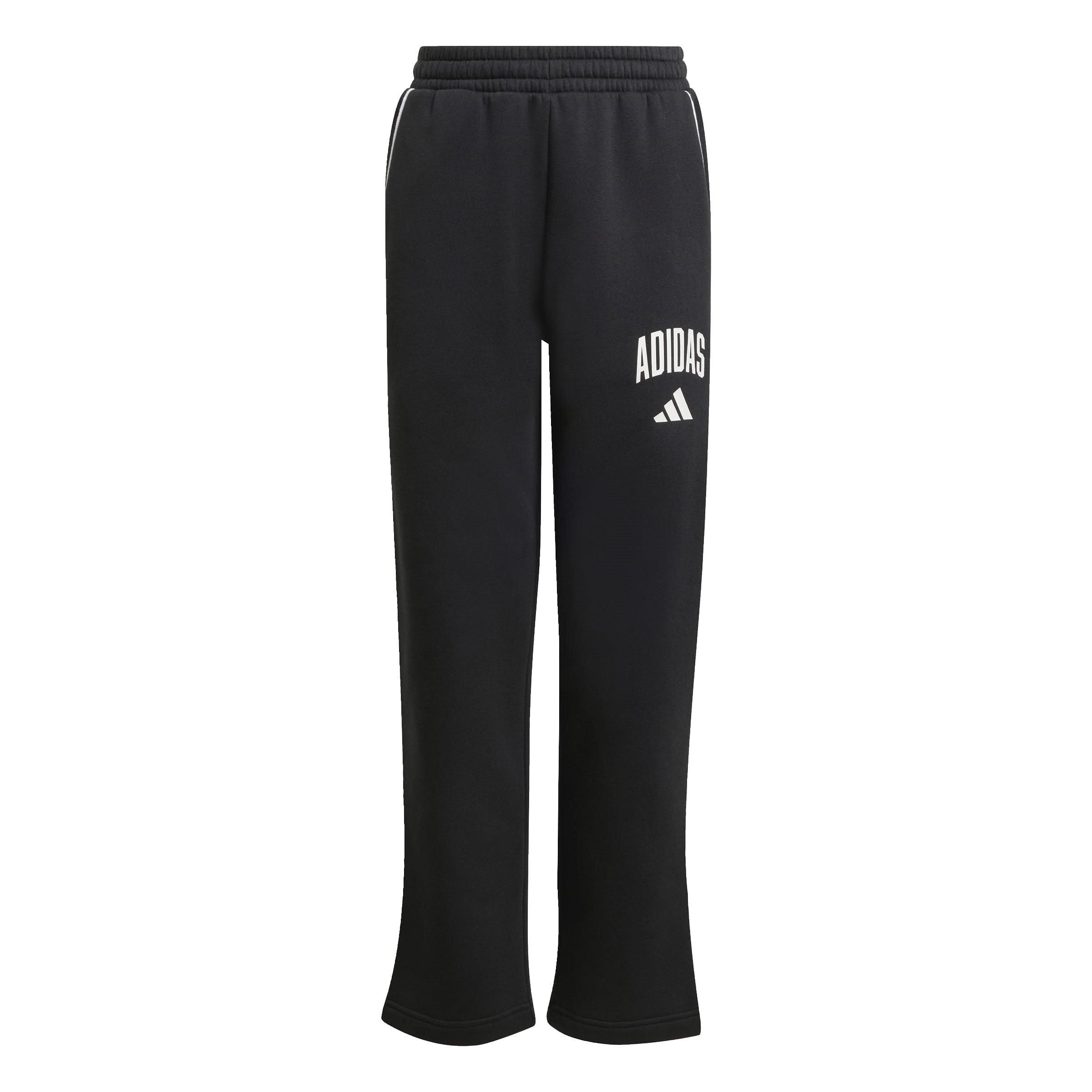 Adidas  Kids Seasonals Essentials Collegiate Pant Juniors - Black/White - 11-12 Years