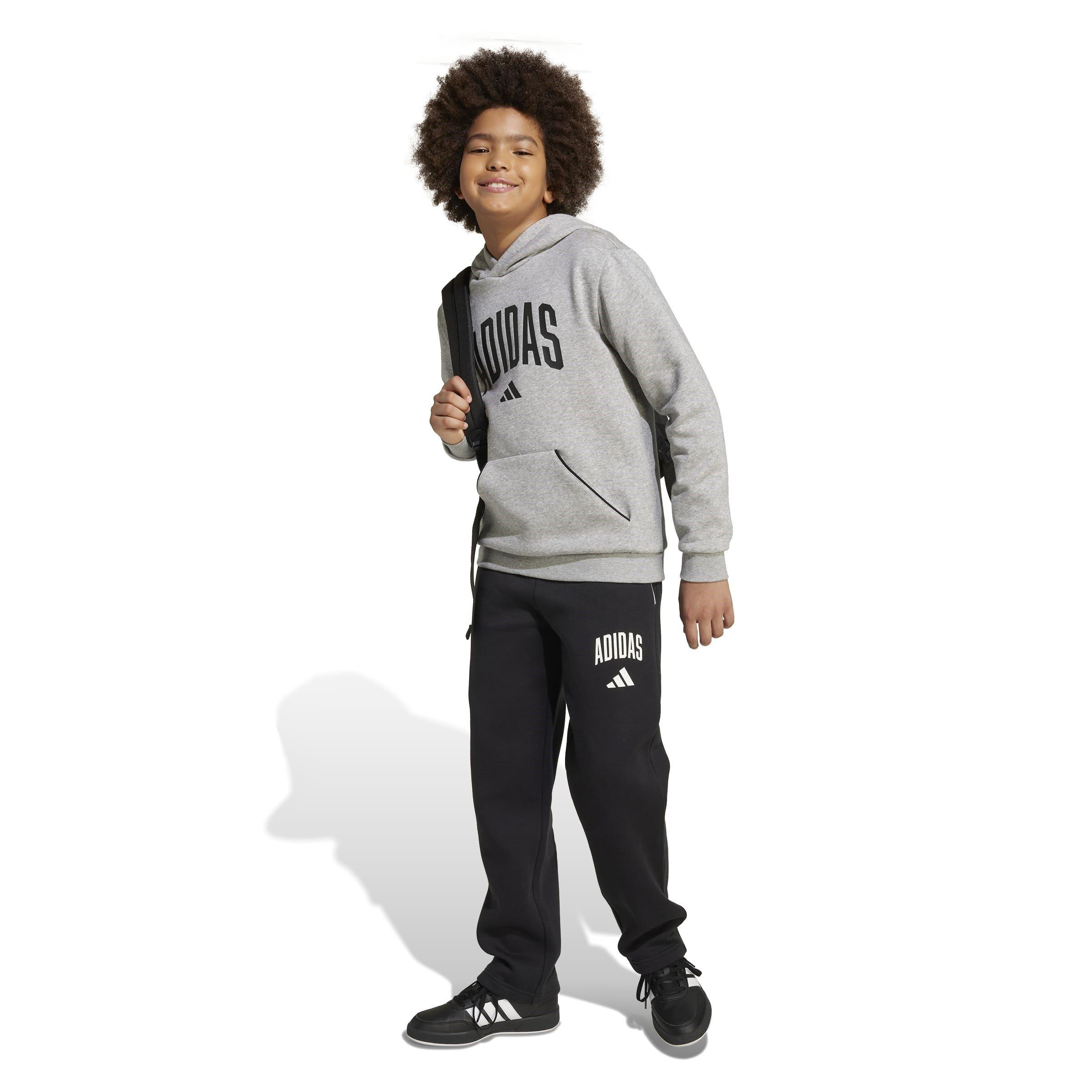 Black/White - adidas - Seasonals Essentials Collegiate Pant Juniors - 6